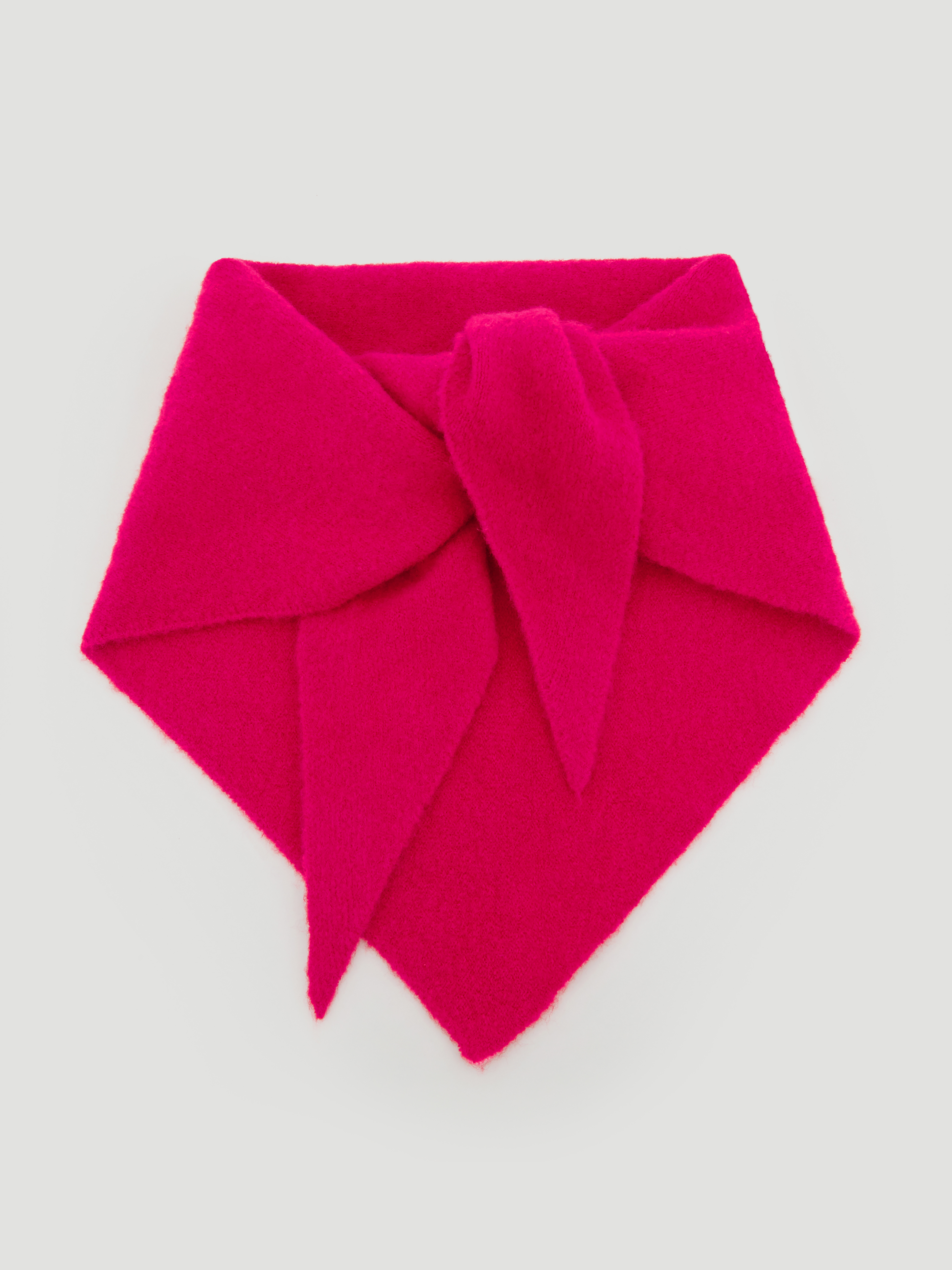 Brushed Cashmere Triangle Scarf