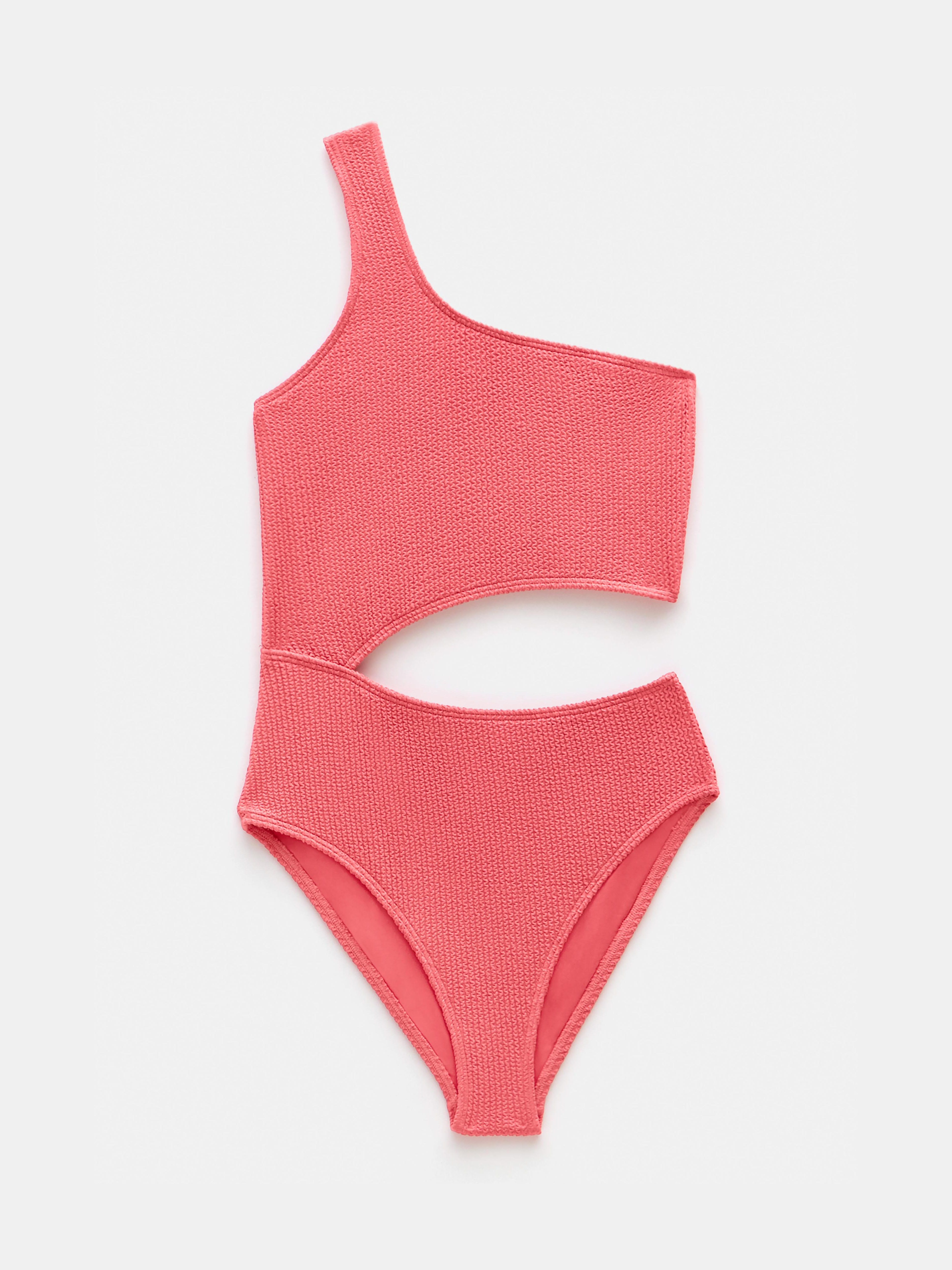 Clare Cut-Out Crinkle swimsuit