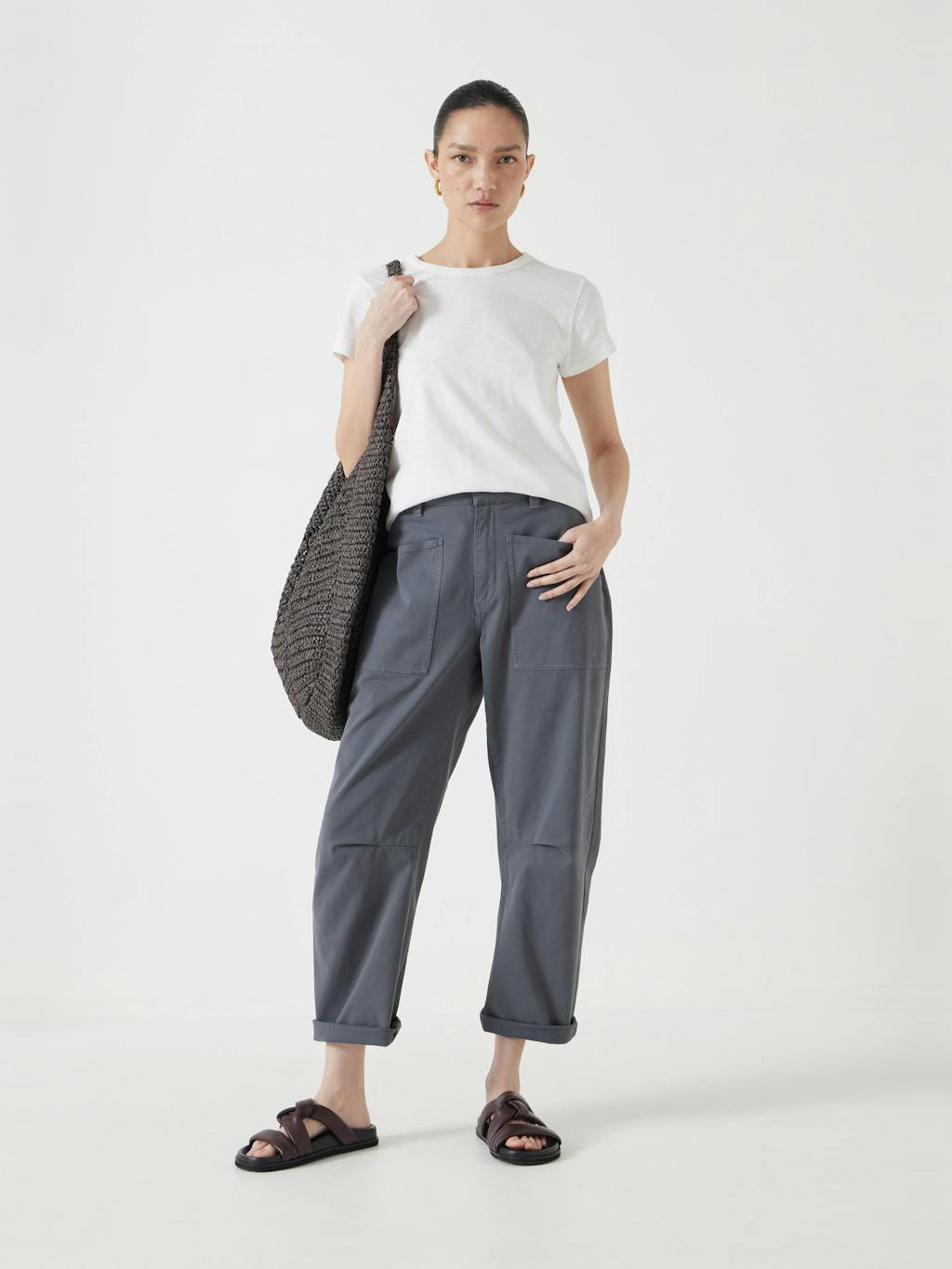 013232-2807-02 Slim Fit Cotton Crew T-Shirt