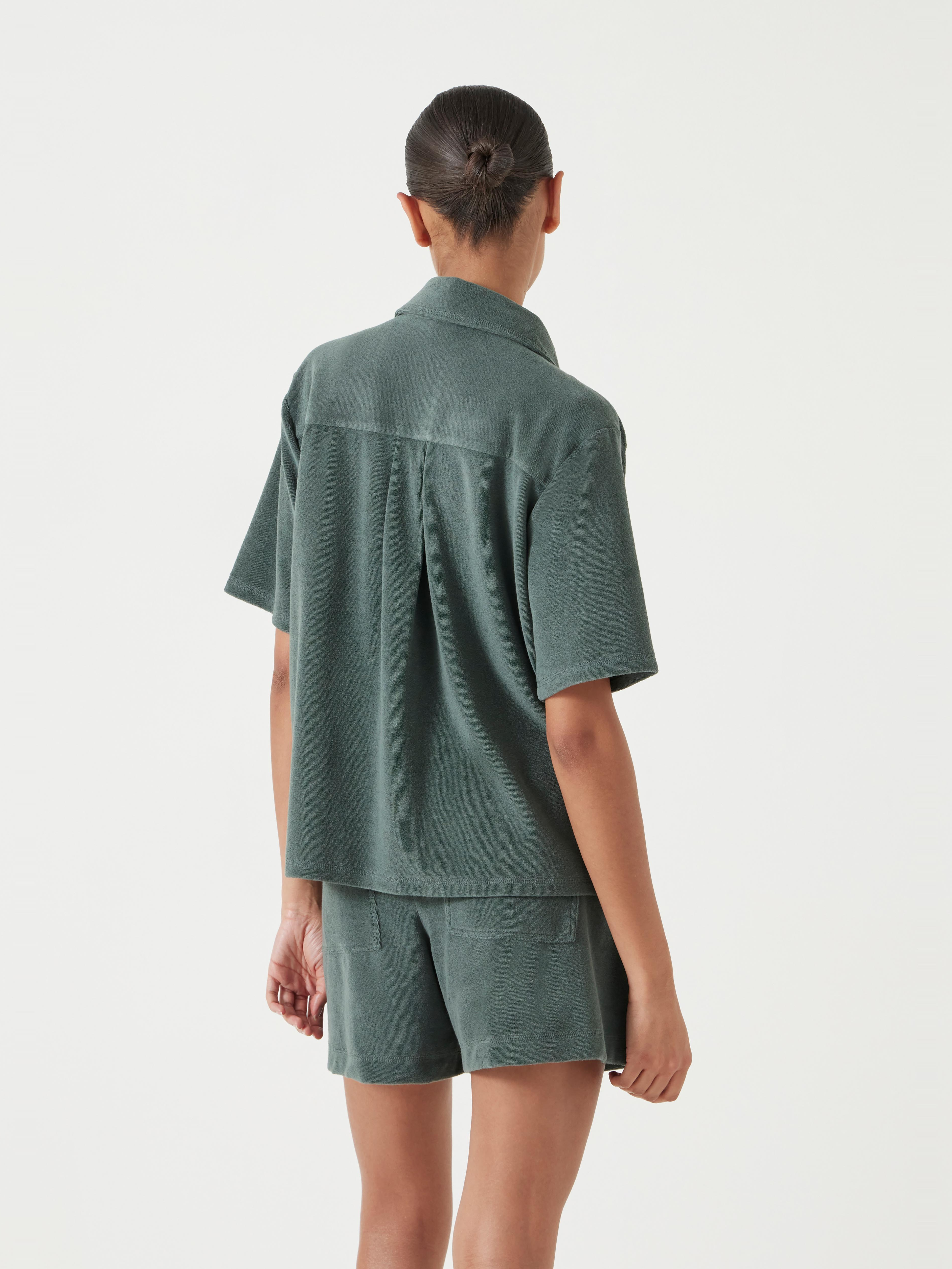 Towelling Short Sleeve Shirt