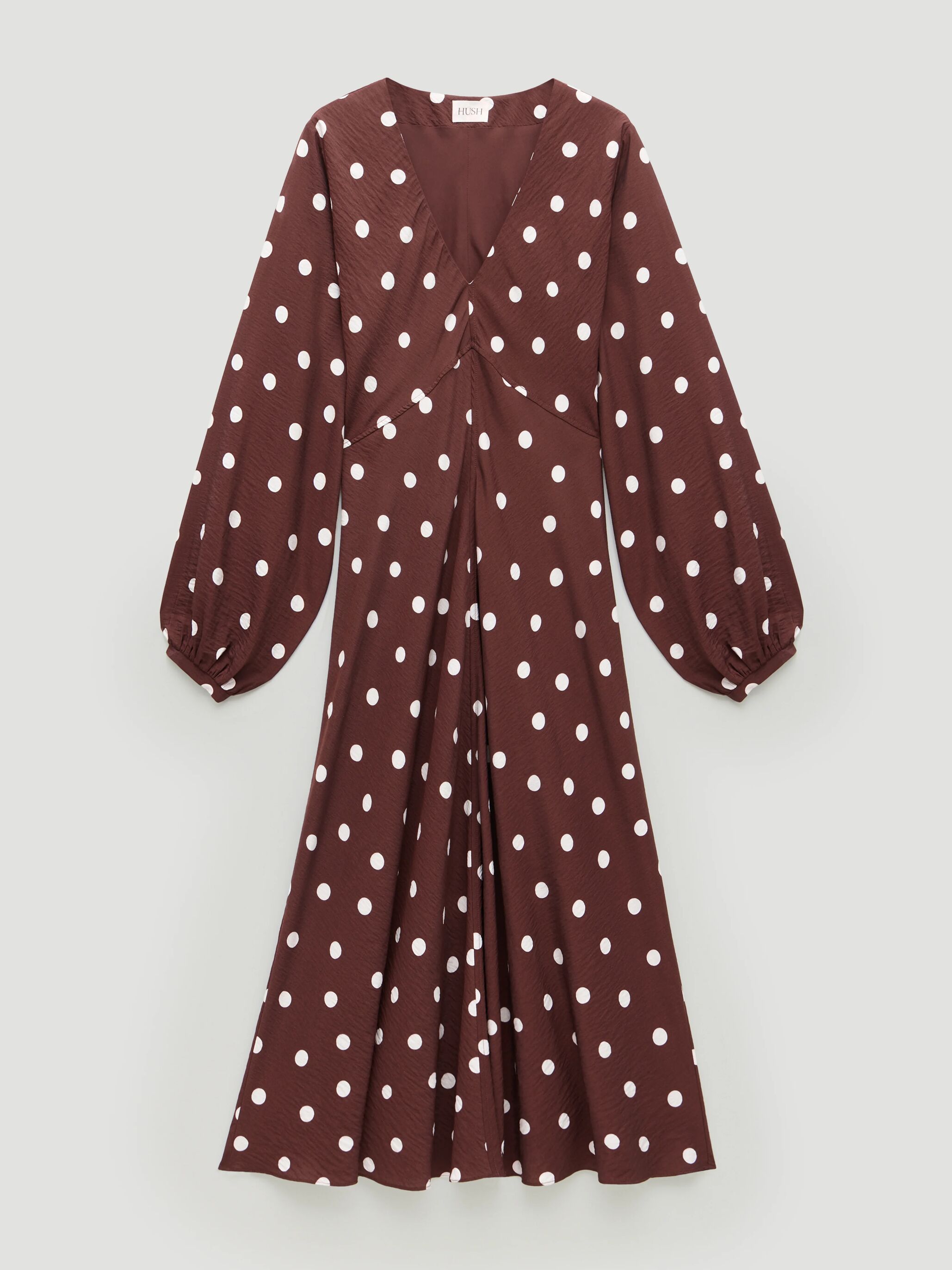 Grace V-Neck Long Sleeve Dress