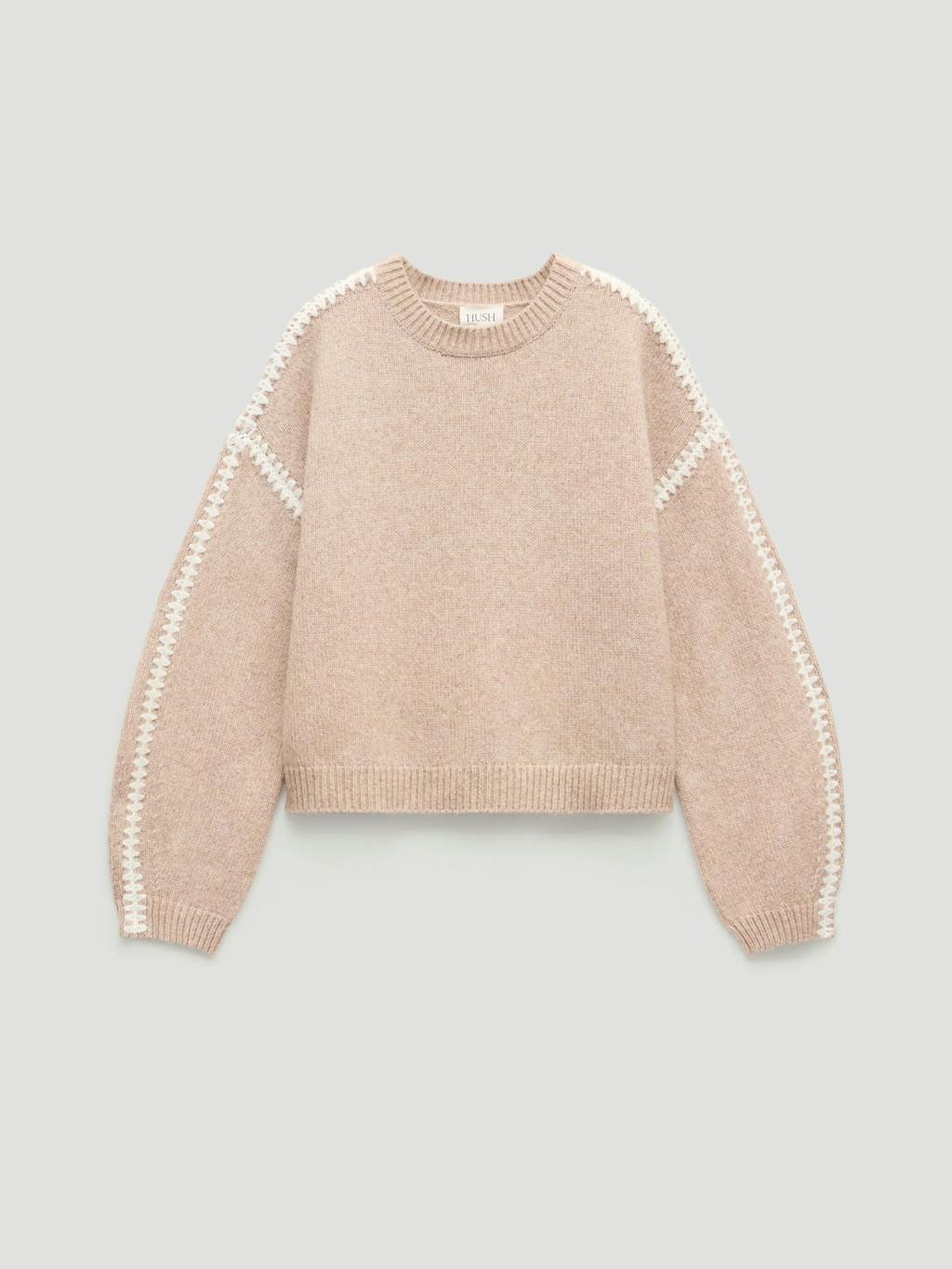 014202-0340-07 Whitney Whipstitch Knitted Jumper