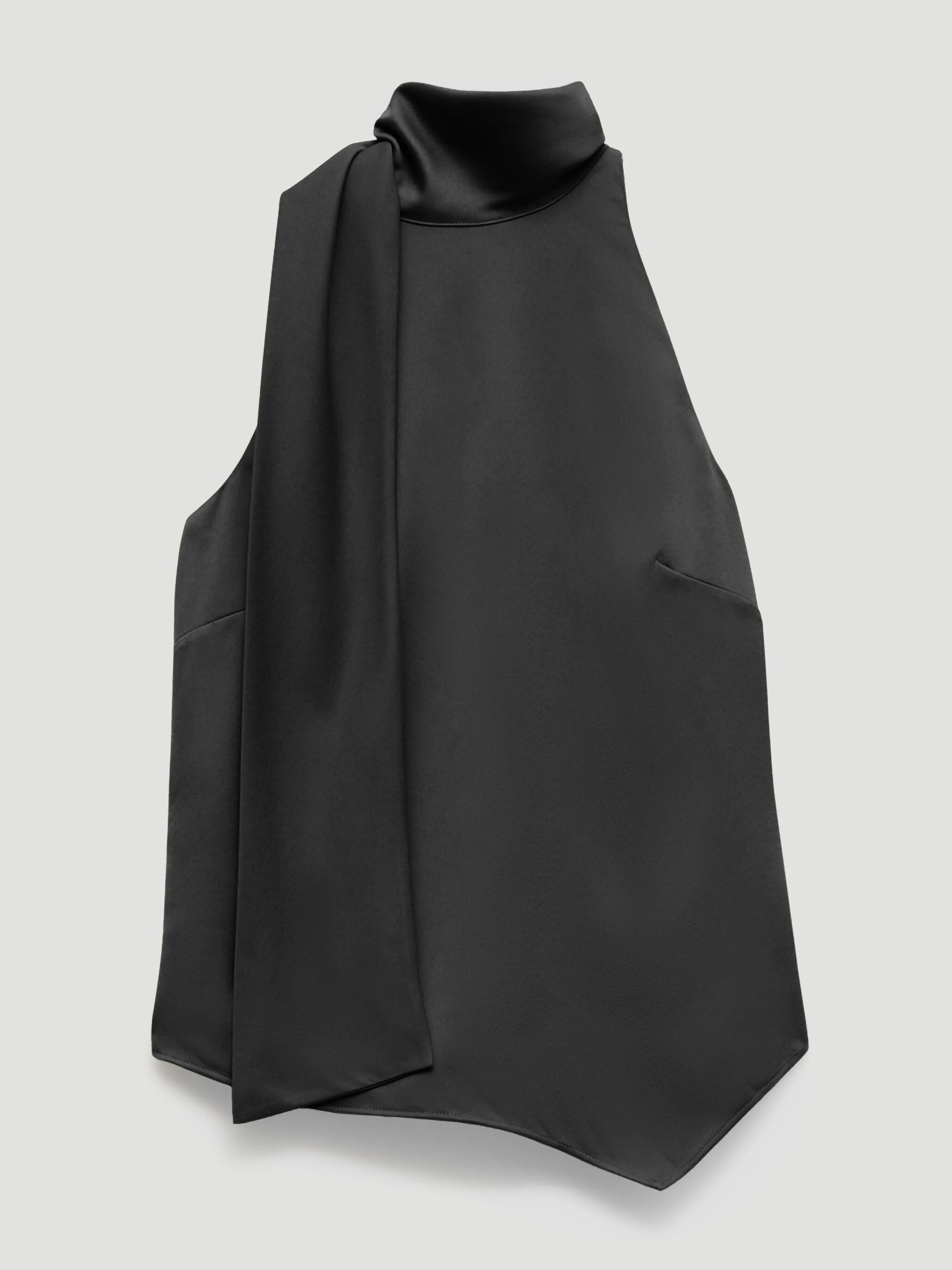 Halter Neck Satin Top