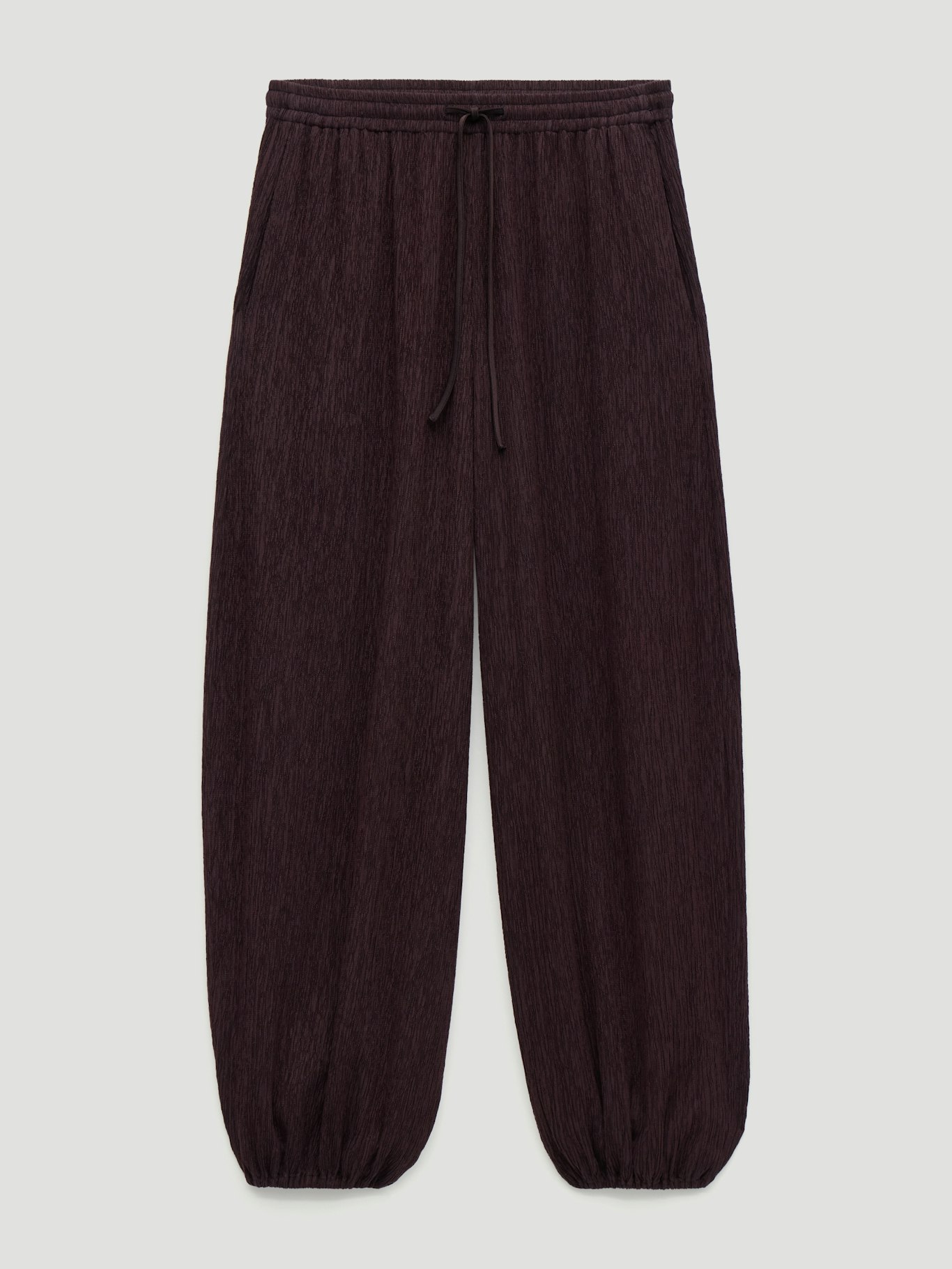 015274-4843-07 Adira Crinkle Bubble Hem Trousers