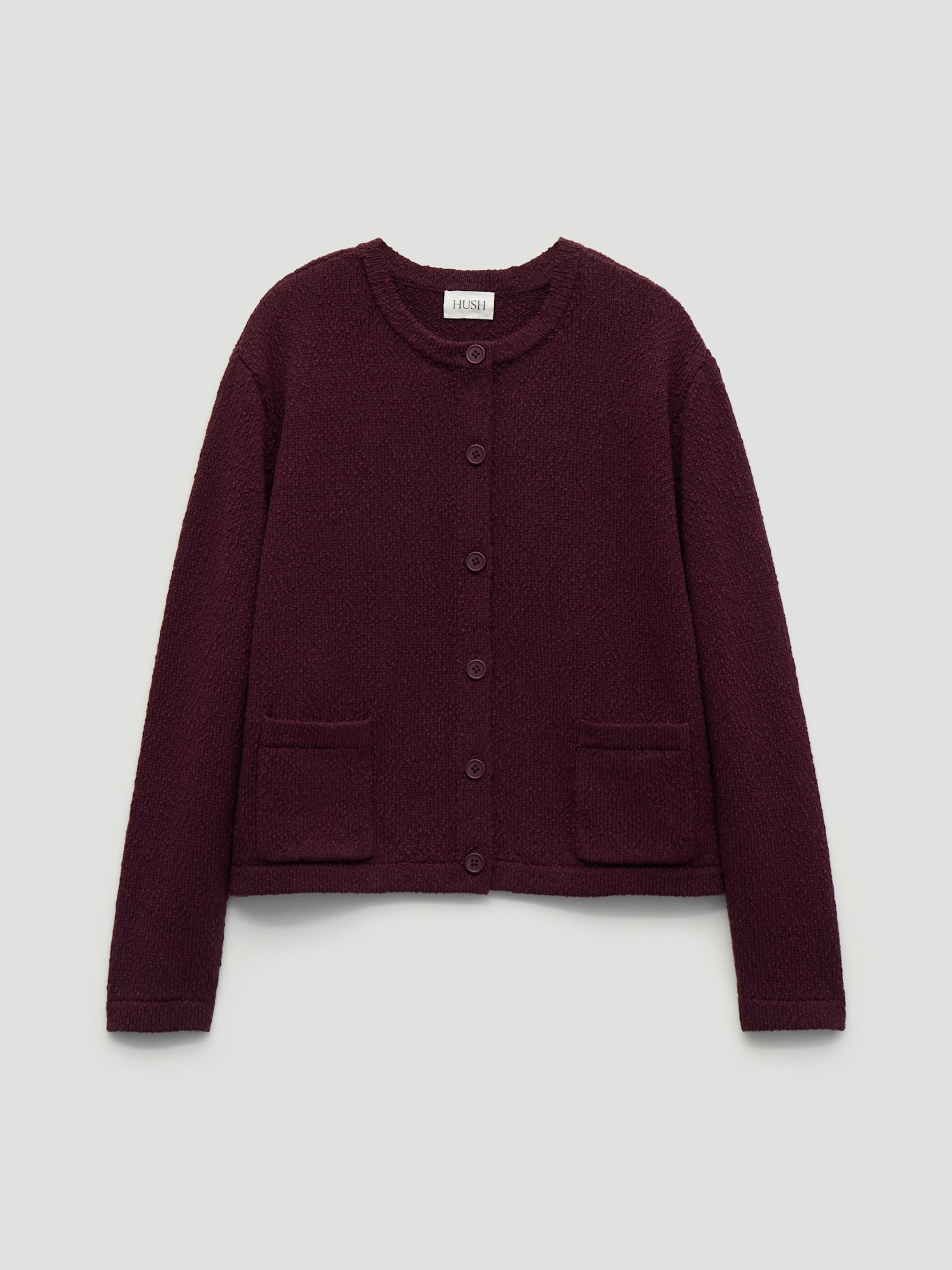 014906-1319-07 Tess Textured Cotton Blend Cardigan