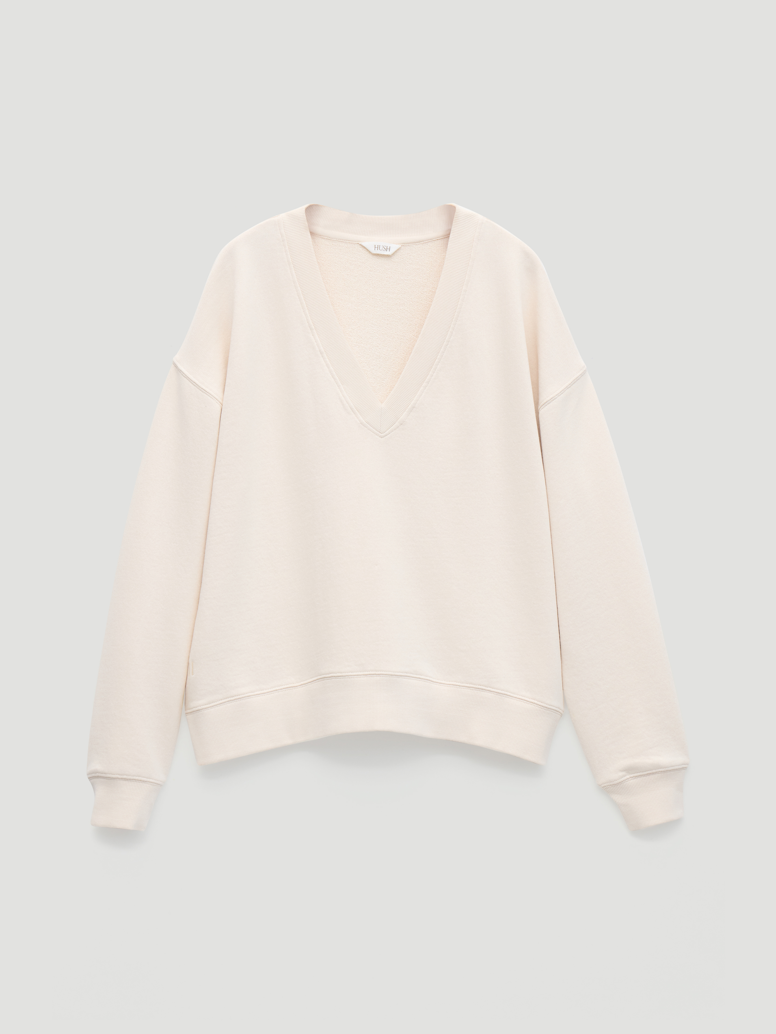 Cleo V-Neck Cotton Sweatshirt