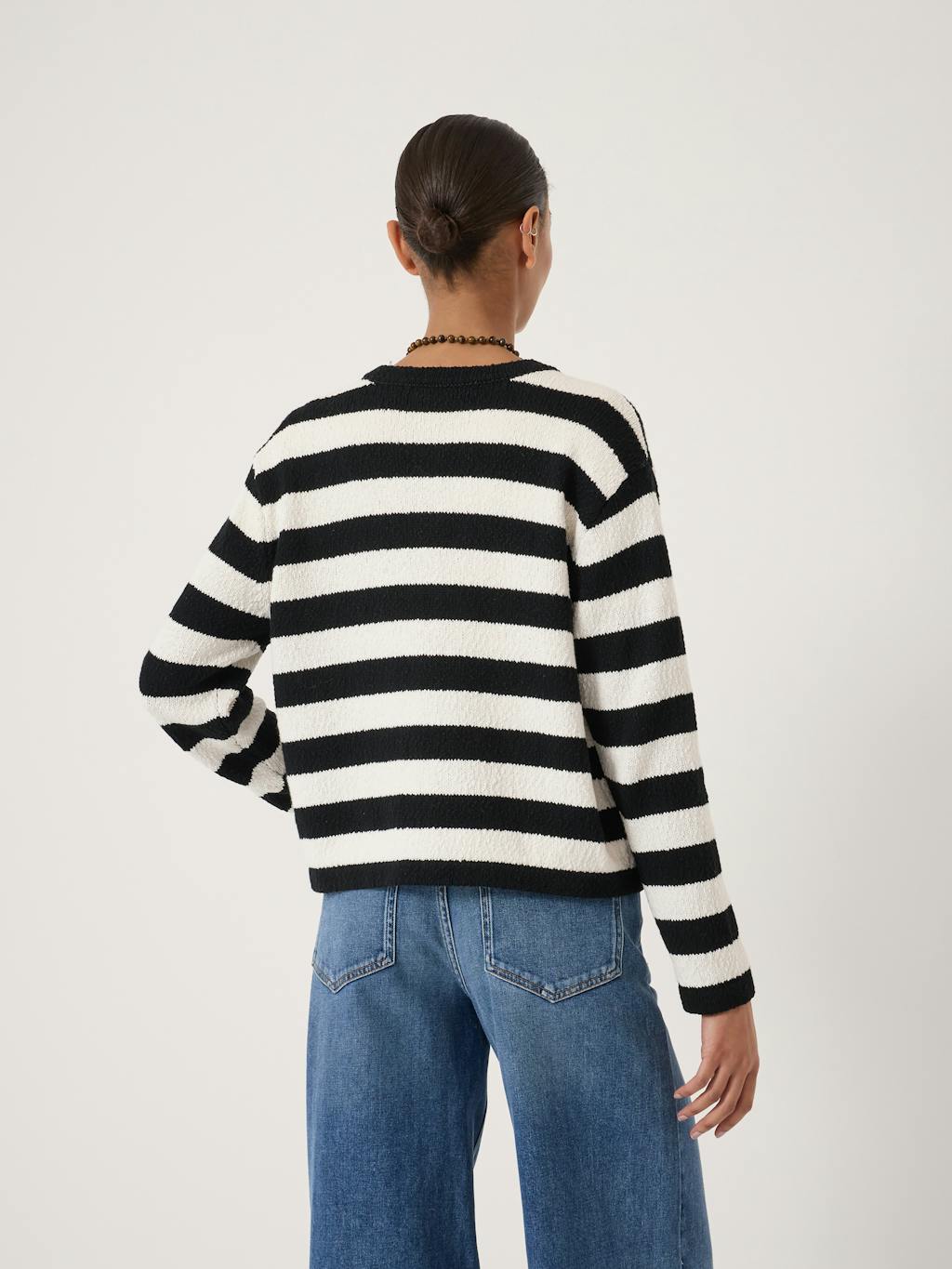 014906-0456-03 Tess Textured Cotton Blend Cardigan