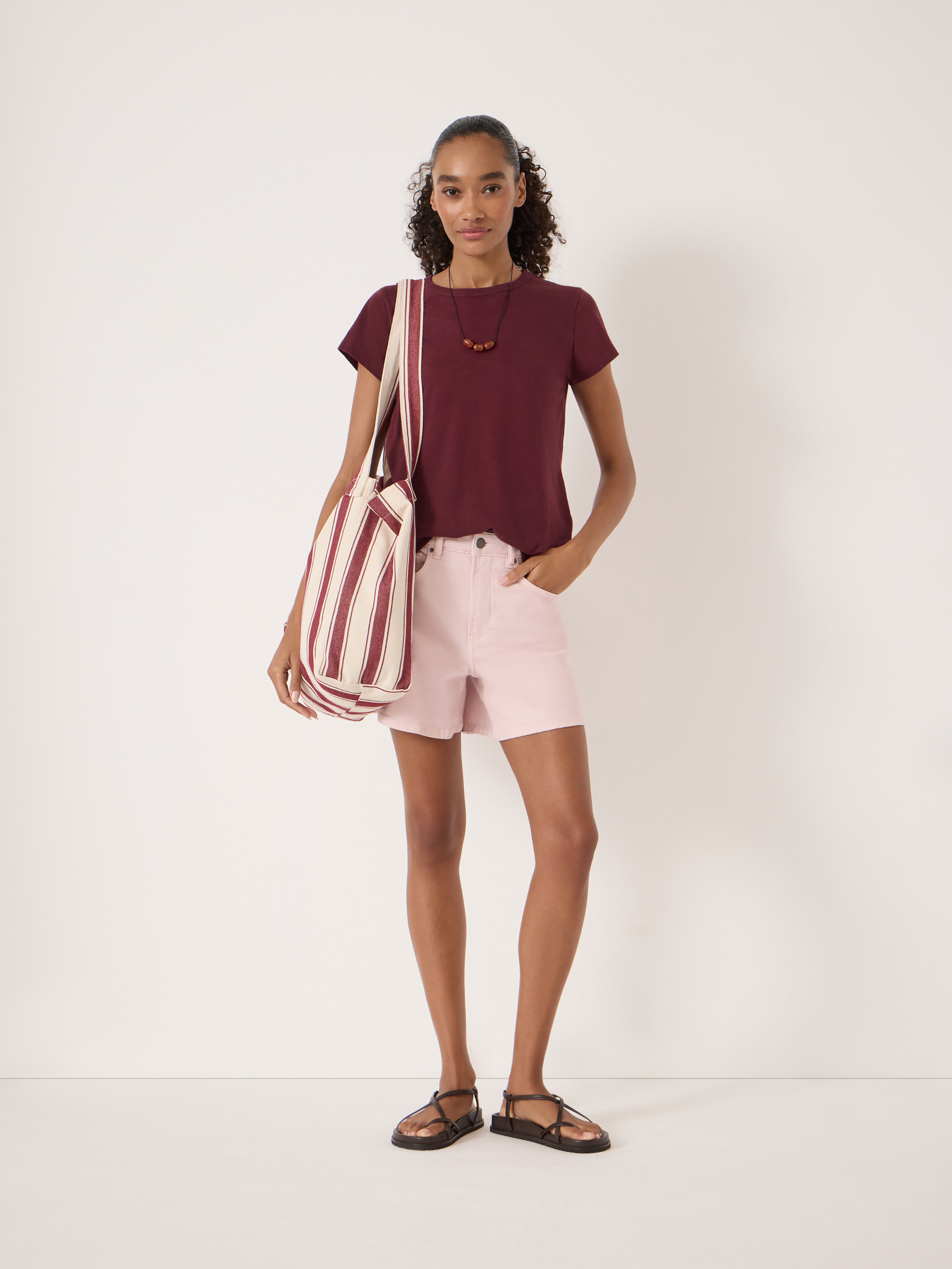 Slim Fit Slub Crew T-Shirt