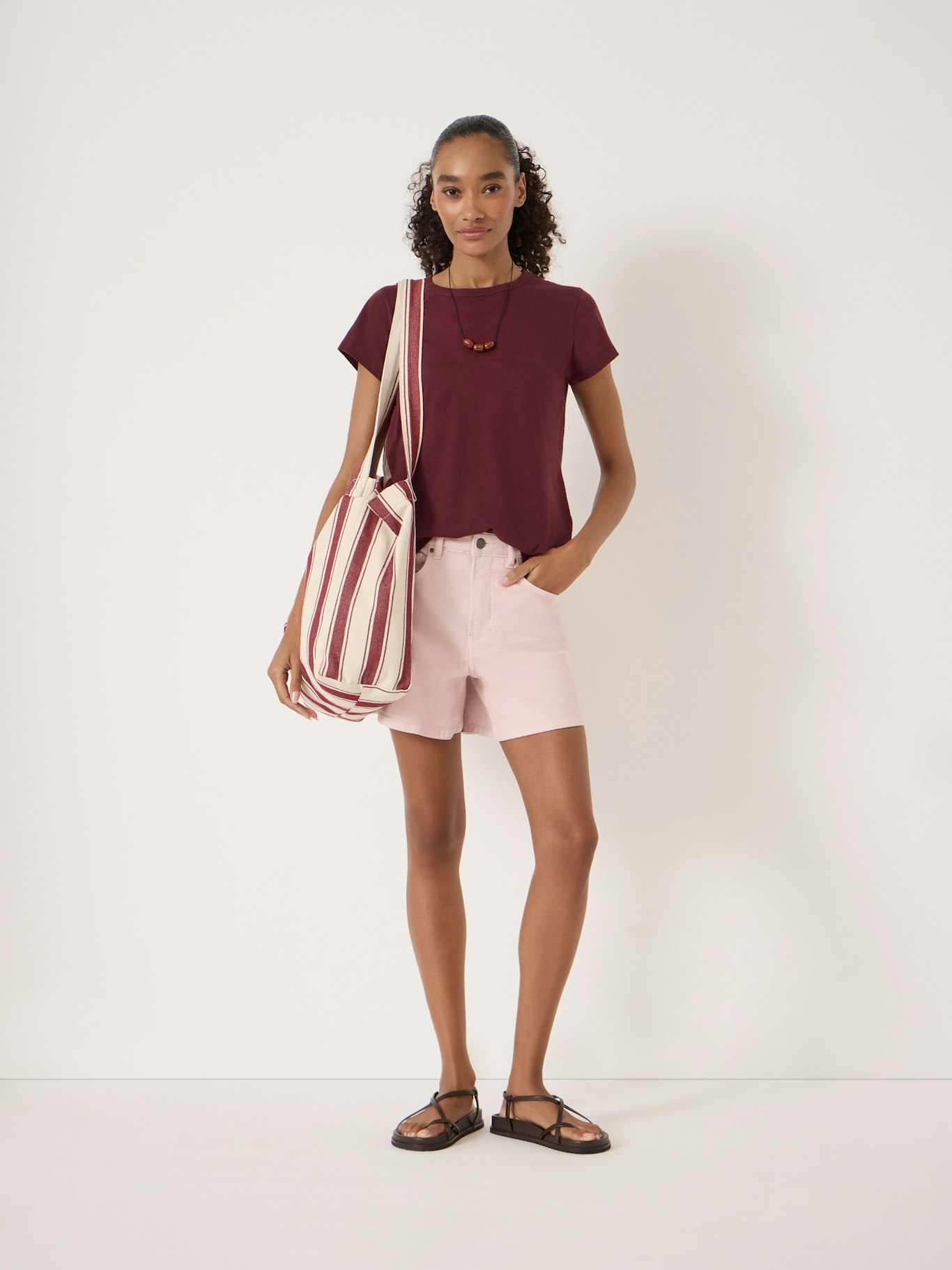 014931-1324-02 Slim Fit Slub Crew T-Shirt