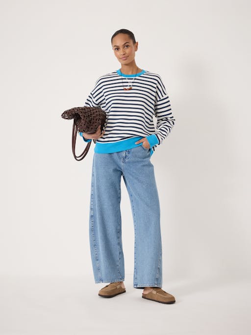 Luca Stripe Heavyweight Sweatshirt