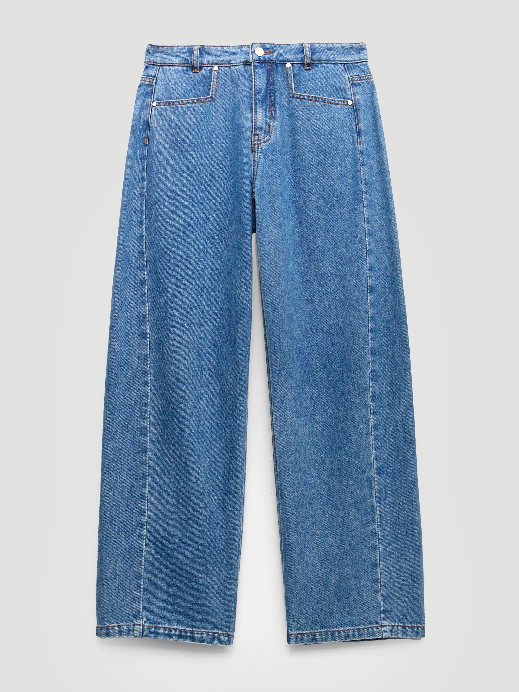 Saskia Straight Seamed Jeans