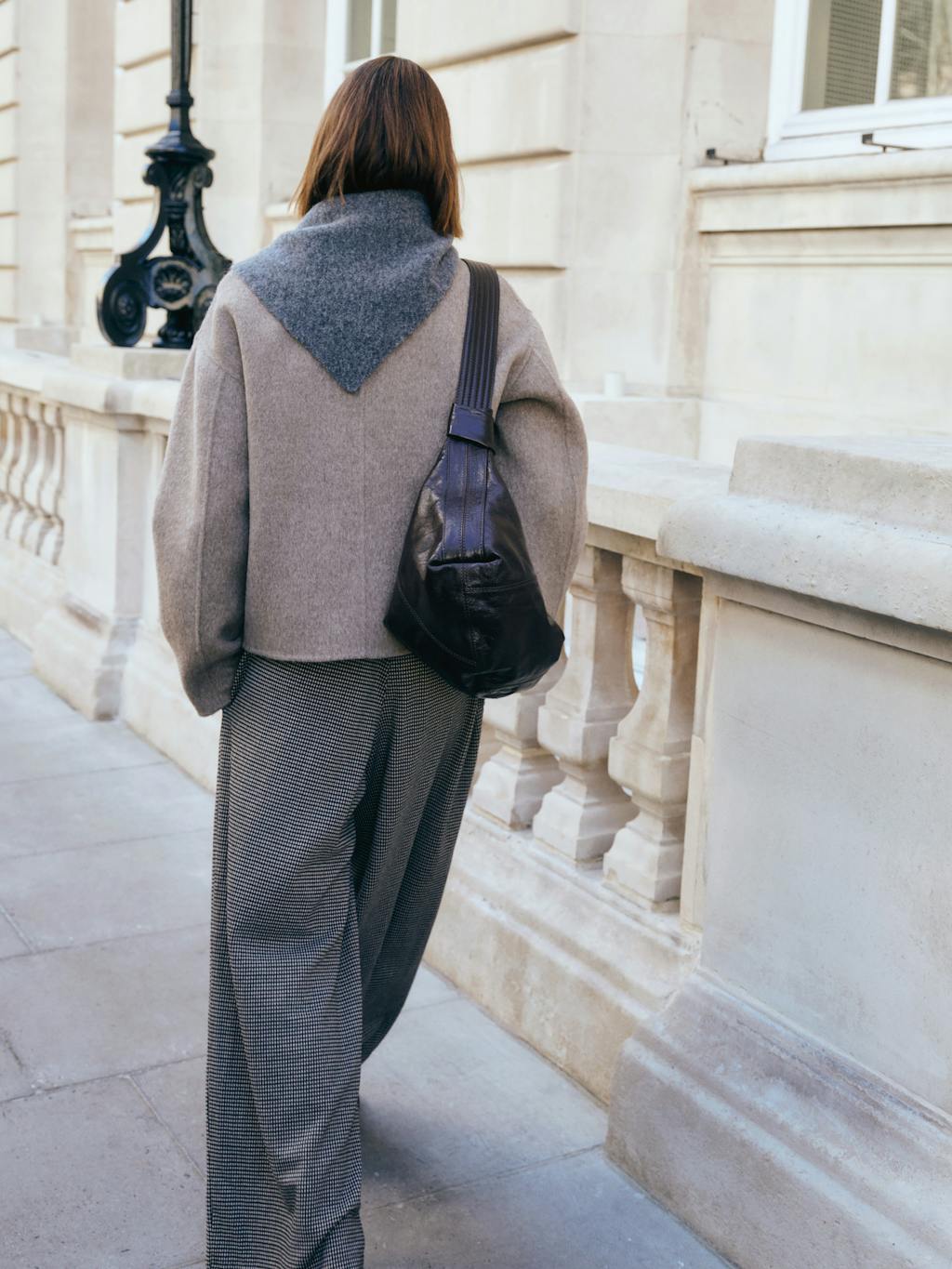 014309-2805-10 Alpaca-Blend Triangle Scarf