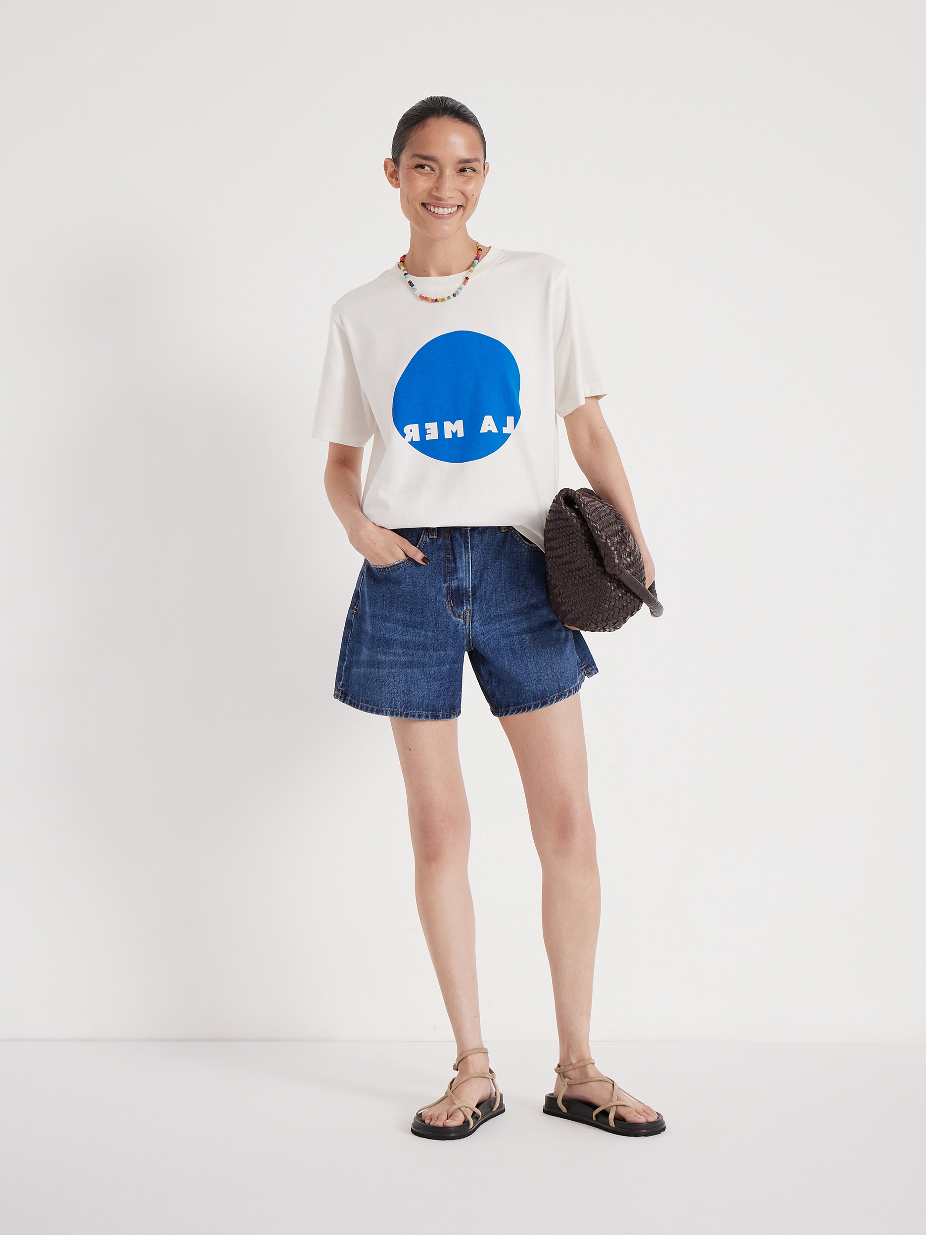 La Mer Graphic Cotton T-Shirt