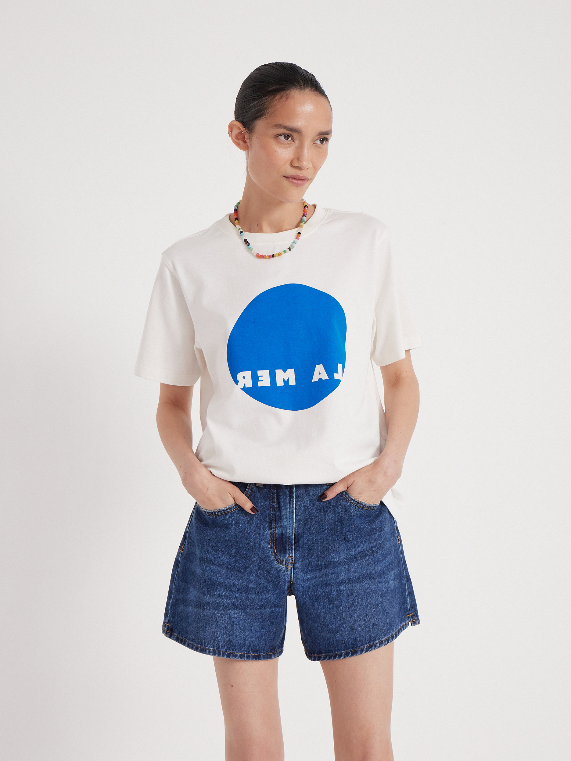 La Mer Graphic Cotton T-Shirt