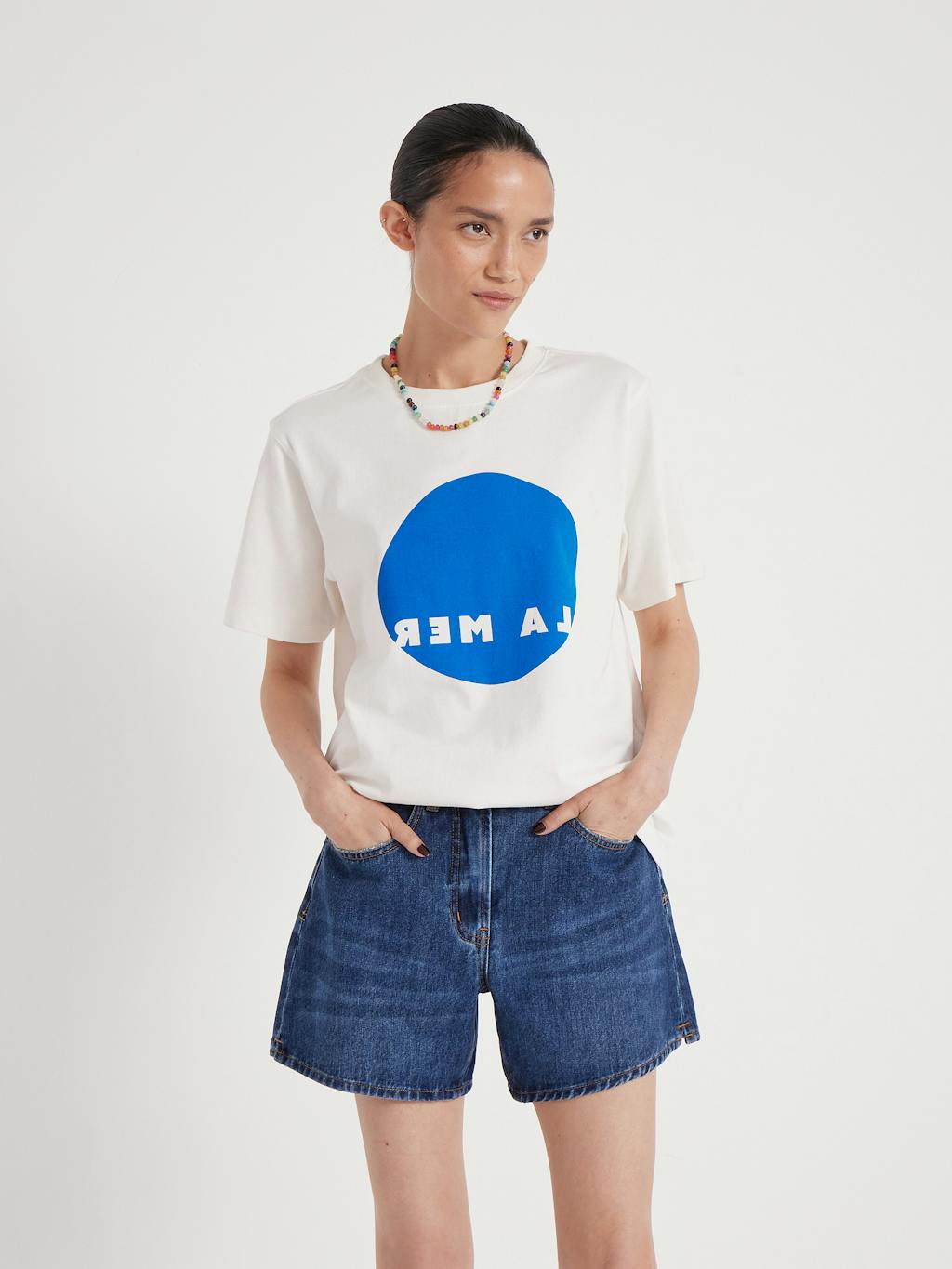 014325-0004-03 La Mer Graphic Cotton T-Shirt