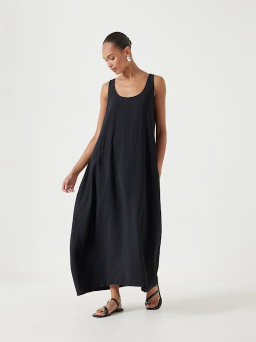 Liddie Air Flow Barrel Tank Dress