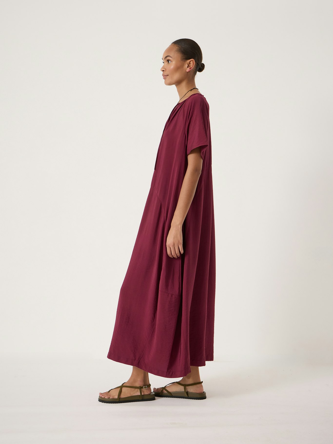 014907-3278-02 Liddie Short Sleeve Barrel Dress