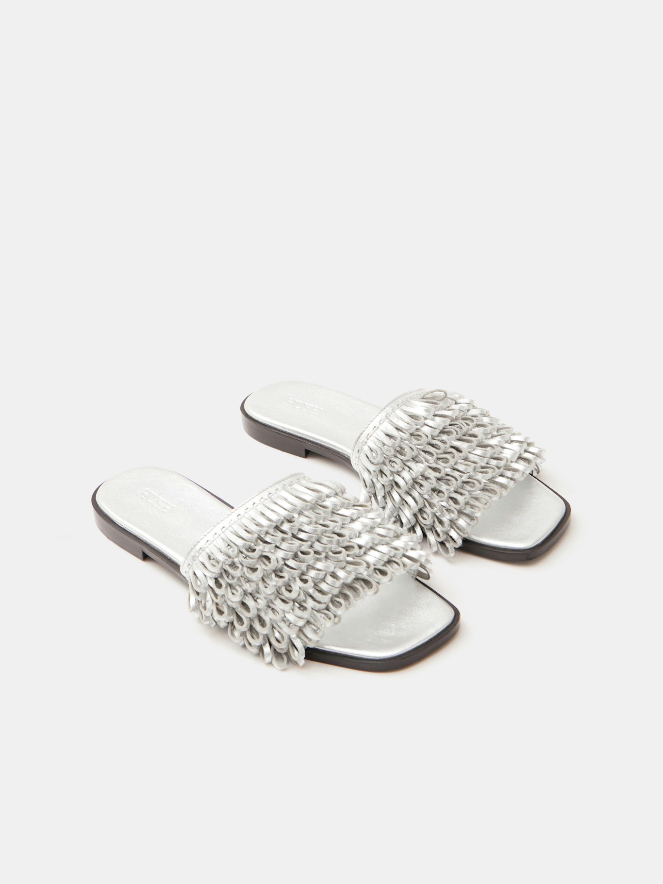 012899-2310-03 Leather Fringe Sandals