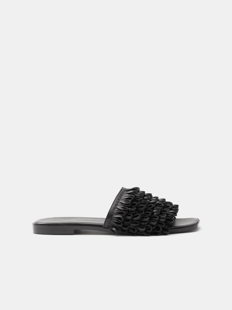 Leather Fringe Sandals