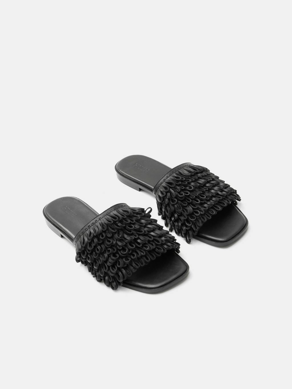 012899-0456-03 Leather Fringe Sandals