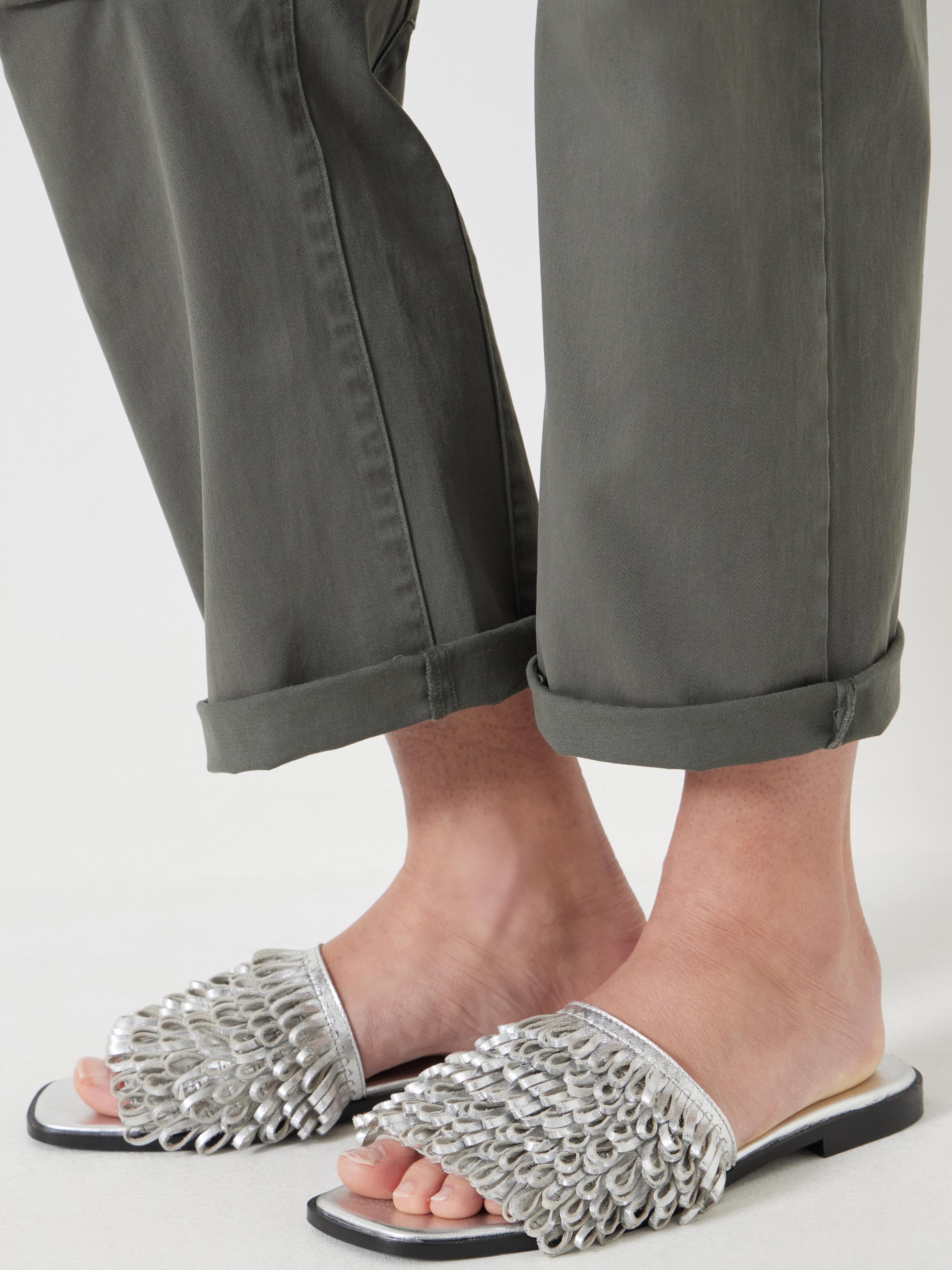 Leather Fringe Sandals