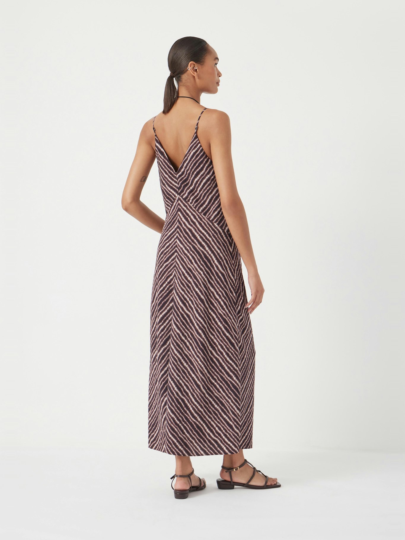 012912-4764-03 Air Flow Seam Detail Maxi Slip Dress