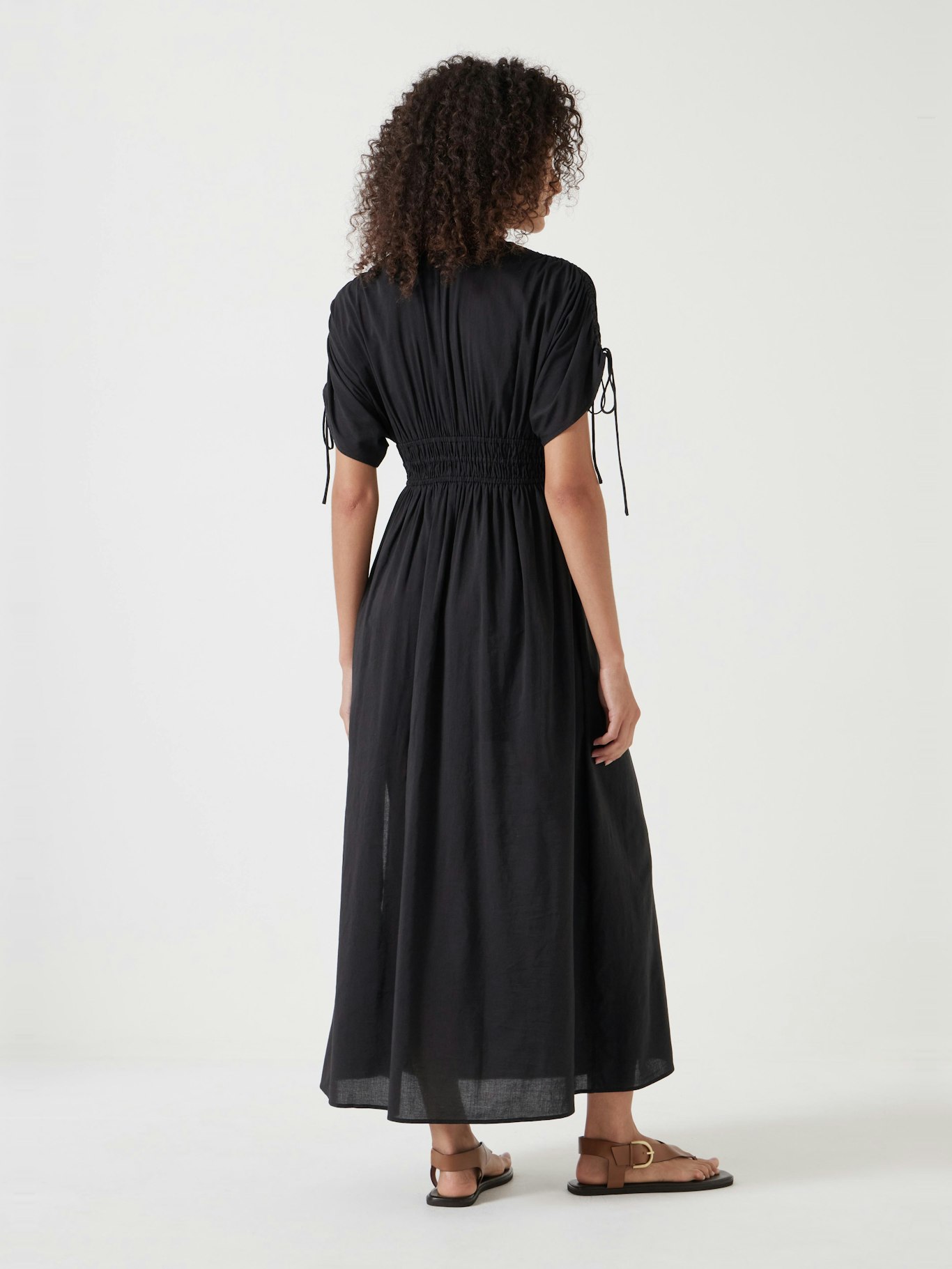 012860-0207-03 Grace Cotton Blend Midi Beach Dress