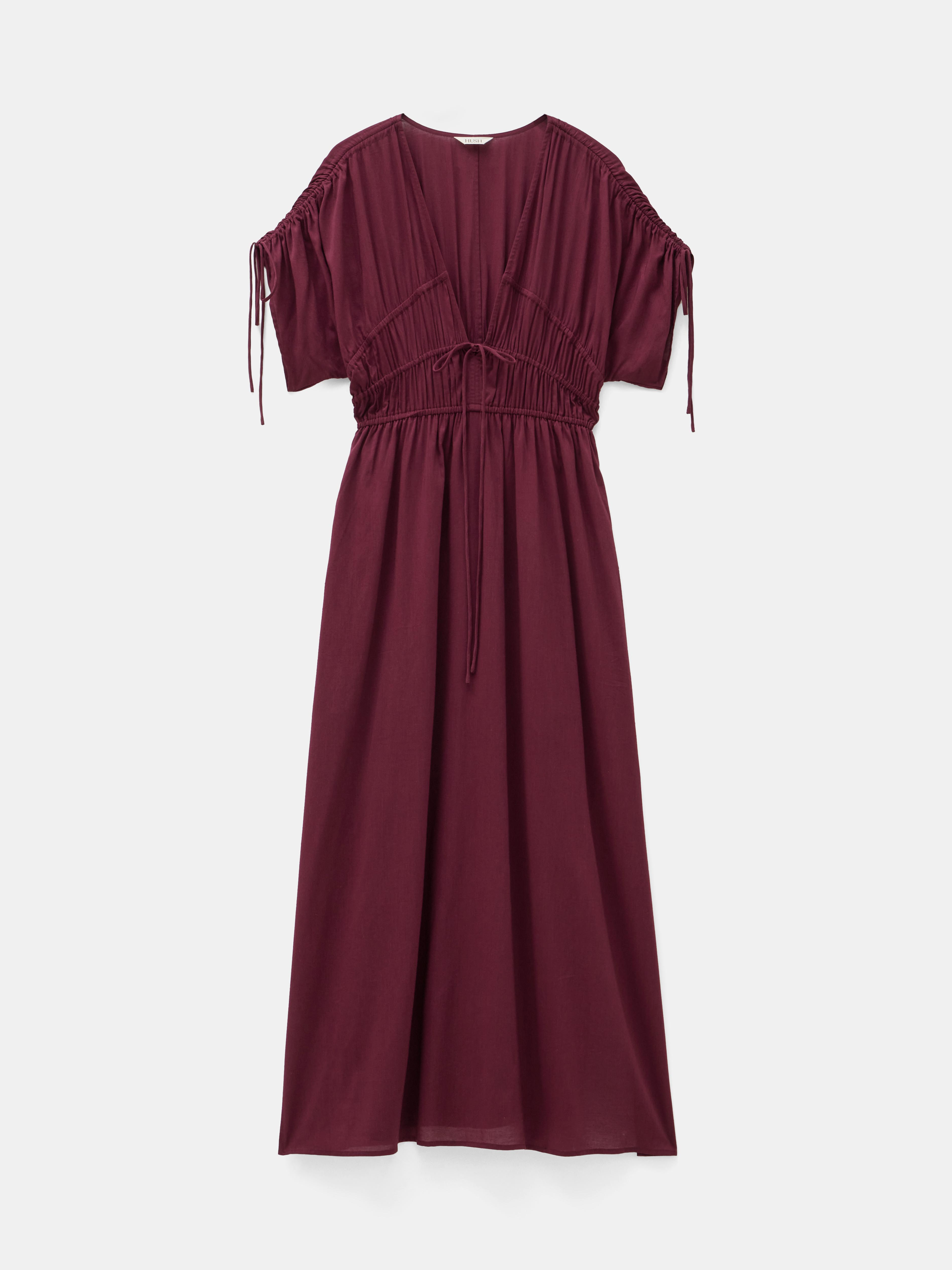 Grace Cotton Blend Midi Beach Dress