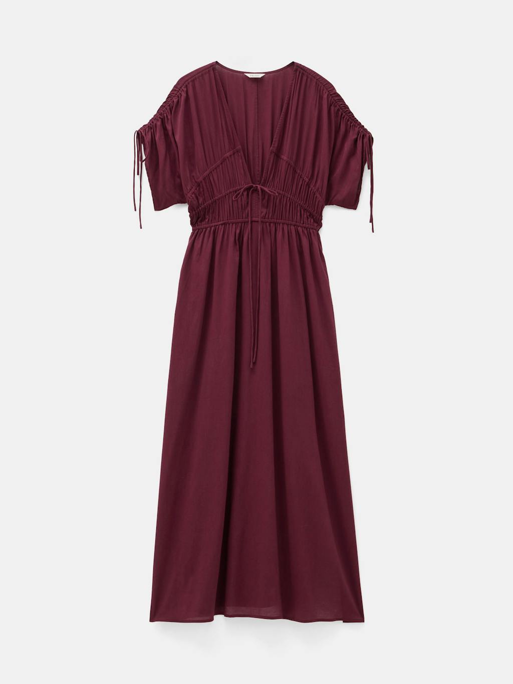 012860-1179-07 Grace Cotton Blend Midi Beach Dress