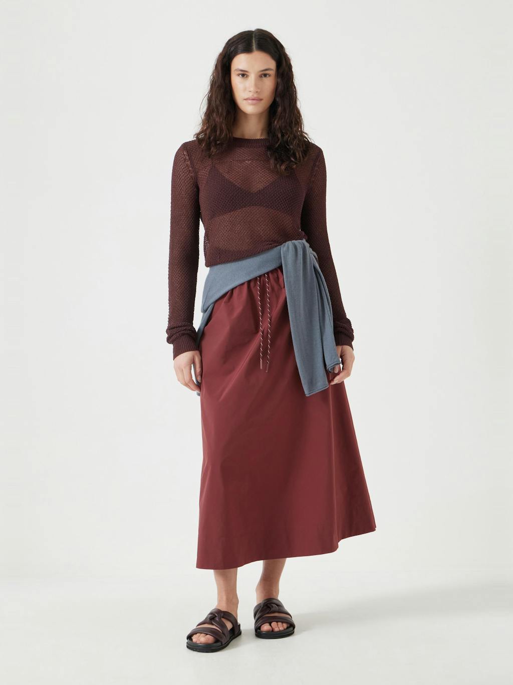 012785-1312-02 Soft Mesh Knitted Jumper