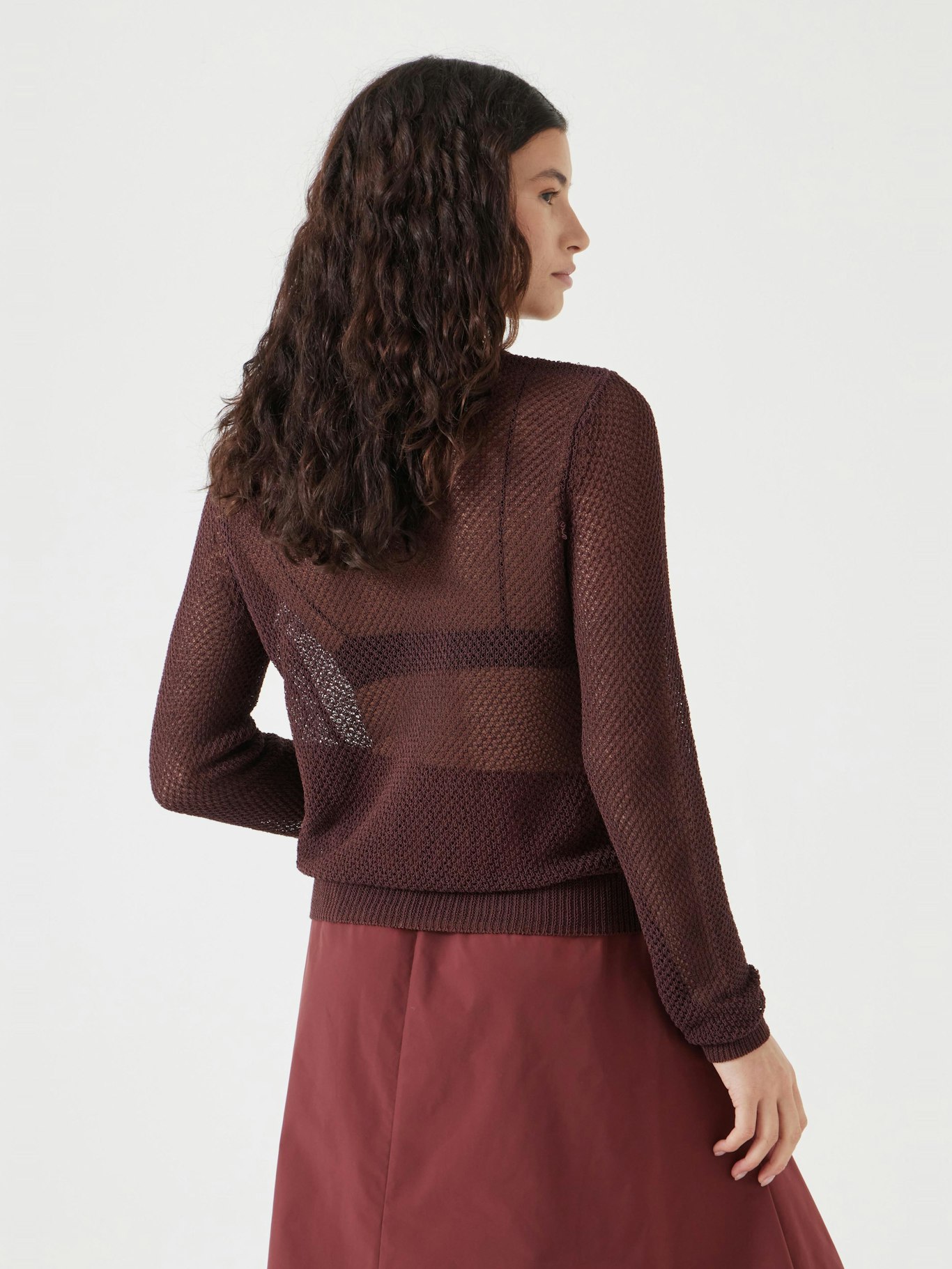 012785-1312-04 Soft Mesh Knitted Jumper