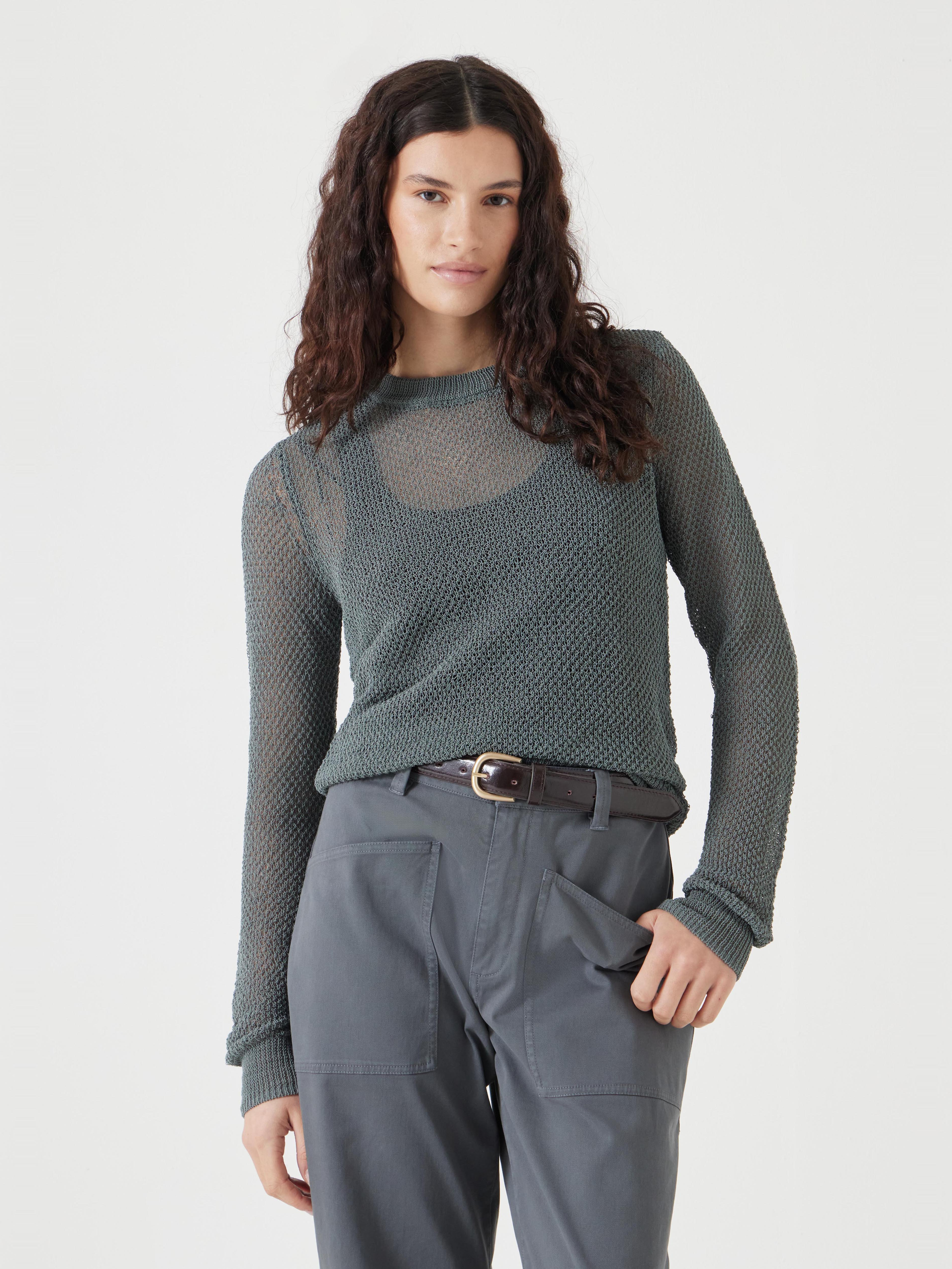 Soft Mesh Knitted Jumper