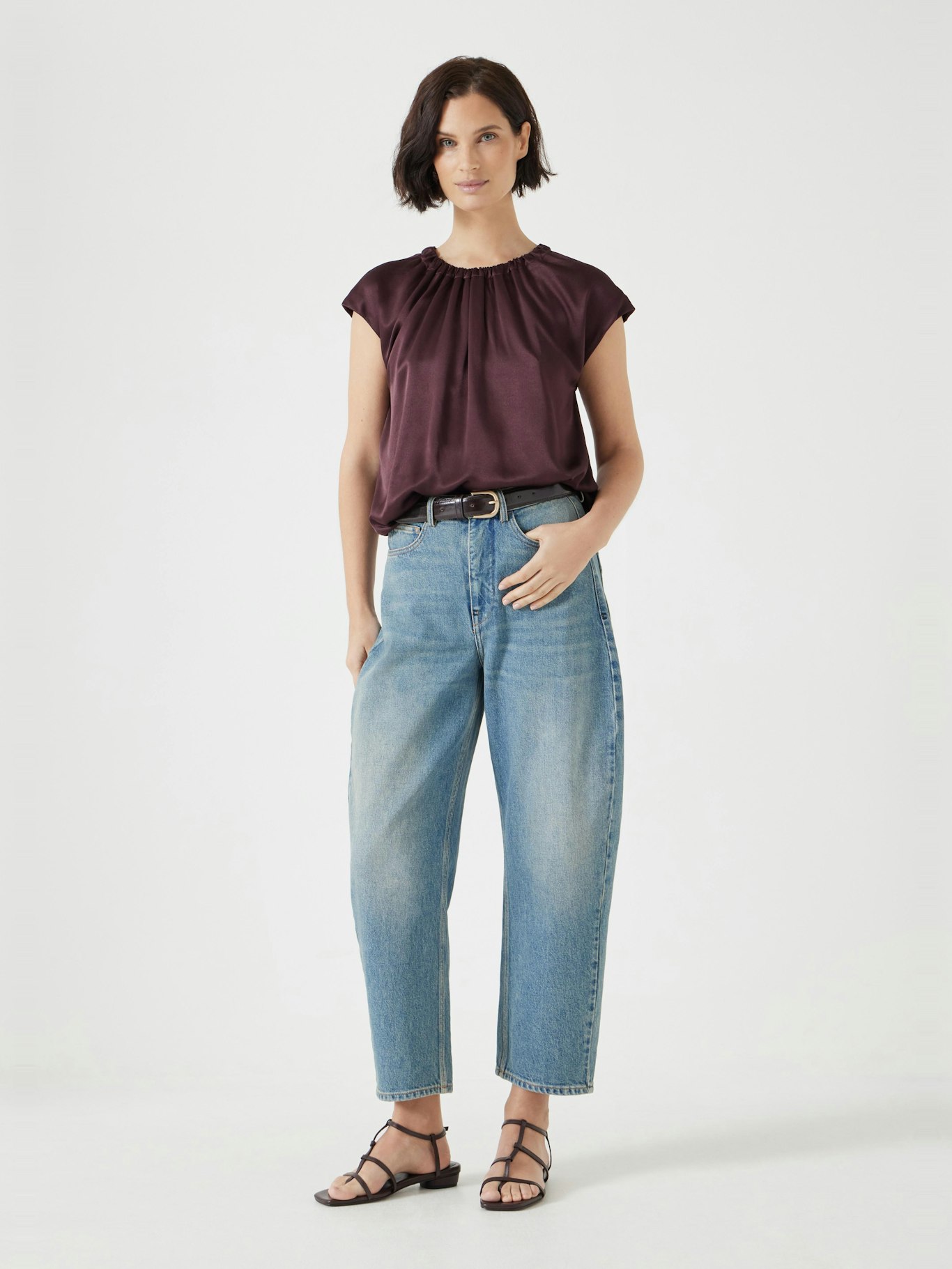 012771-1312-02 Satin Circular Top