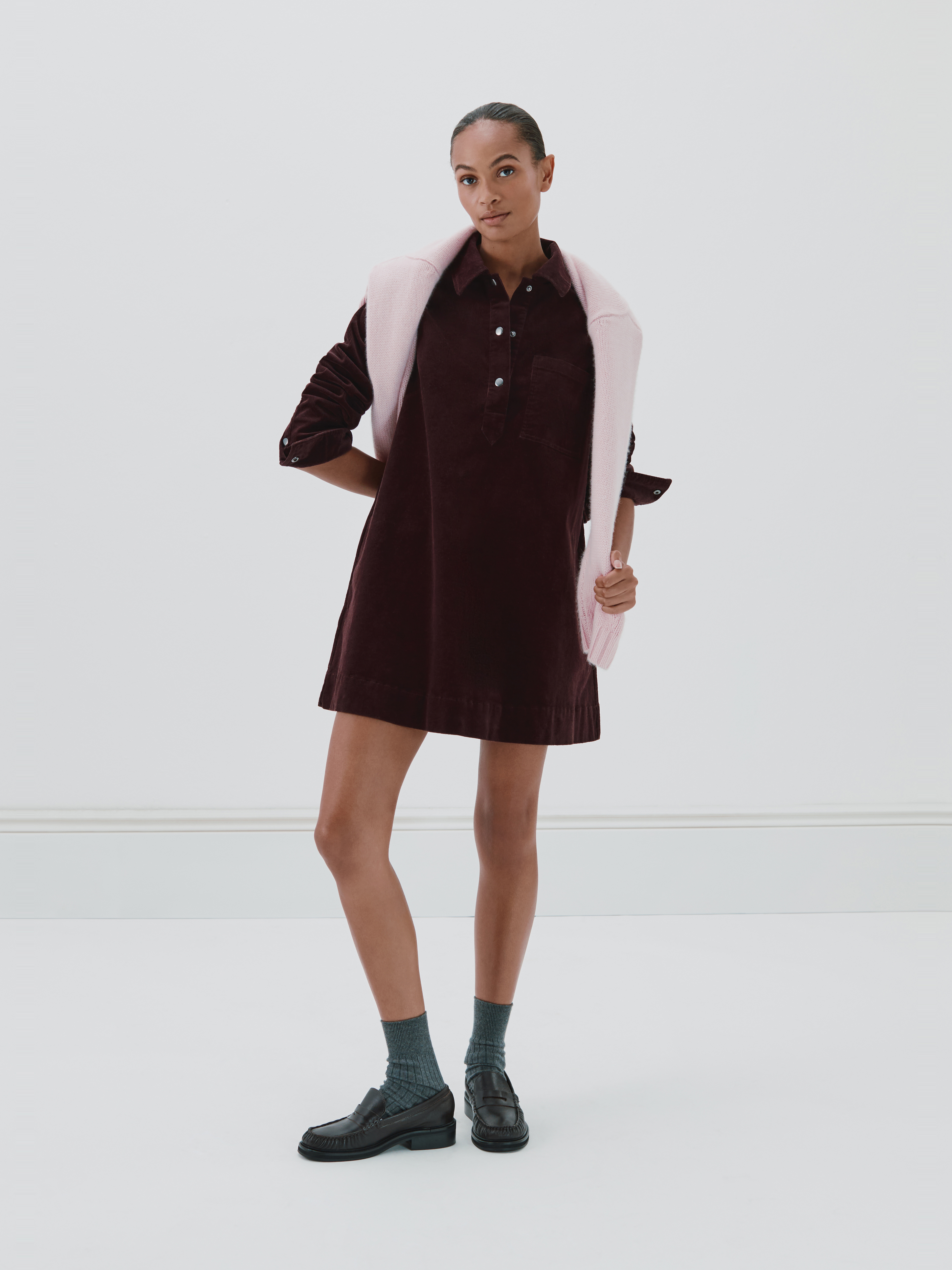 Cotton Cord Mini Dress