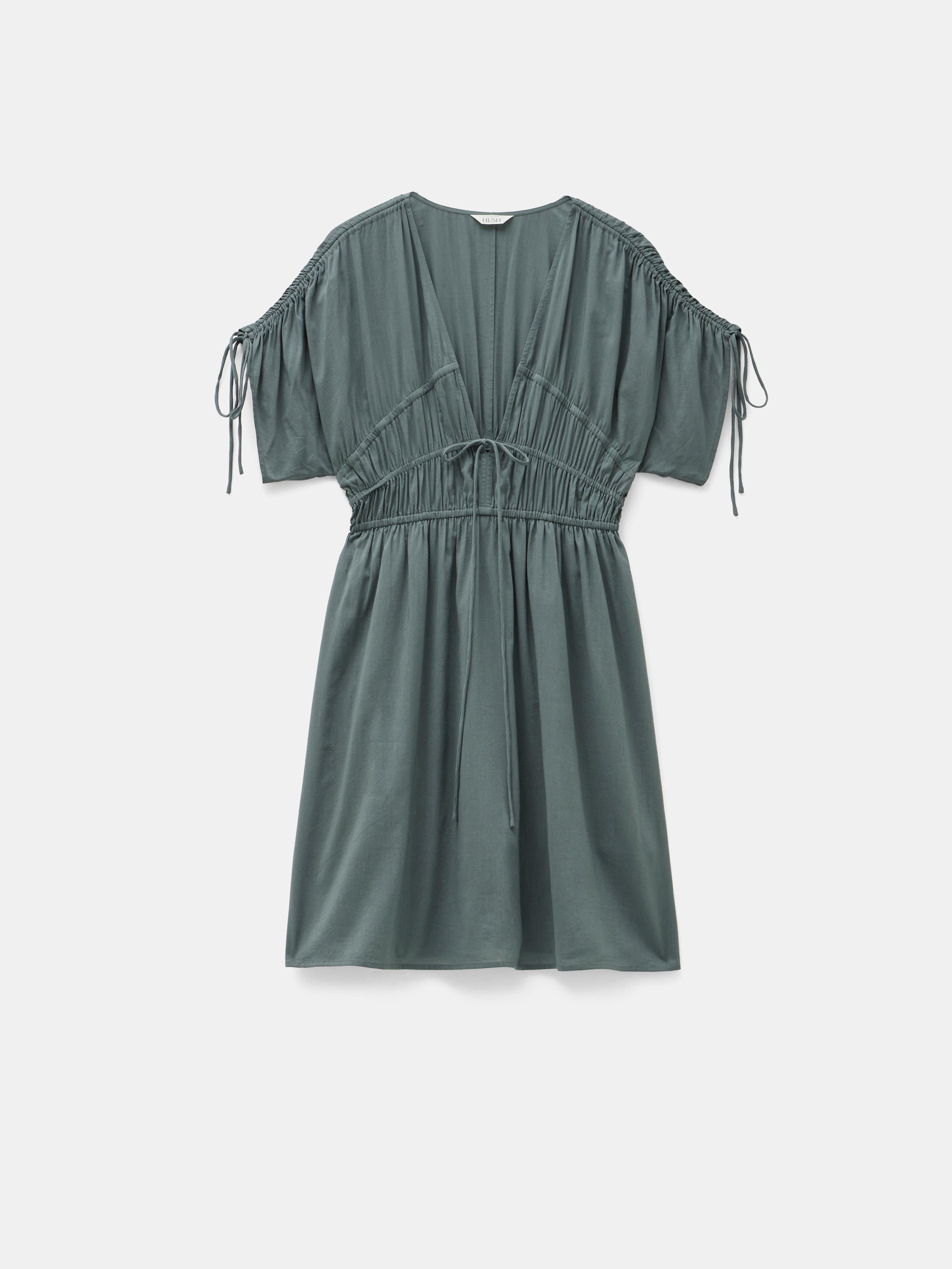 Grace Cotton Blend Mini Beach Dress