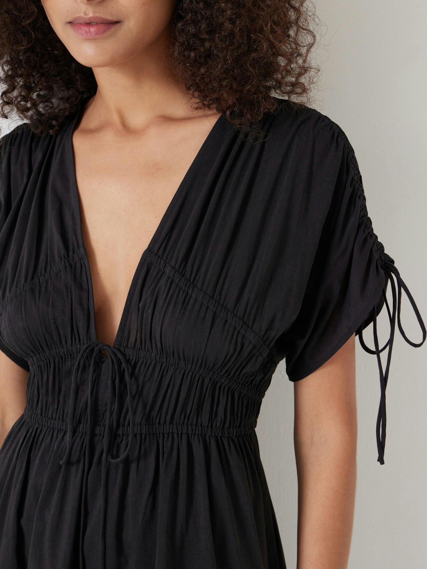 012853-2822-02 Grace Cotton Blend Mini Beach Dress