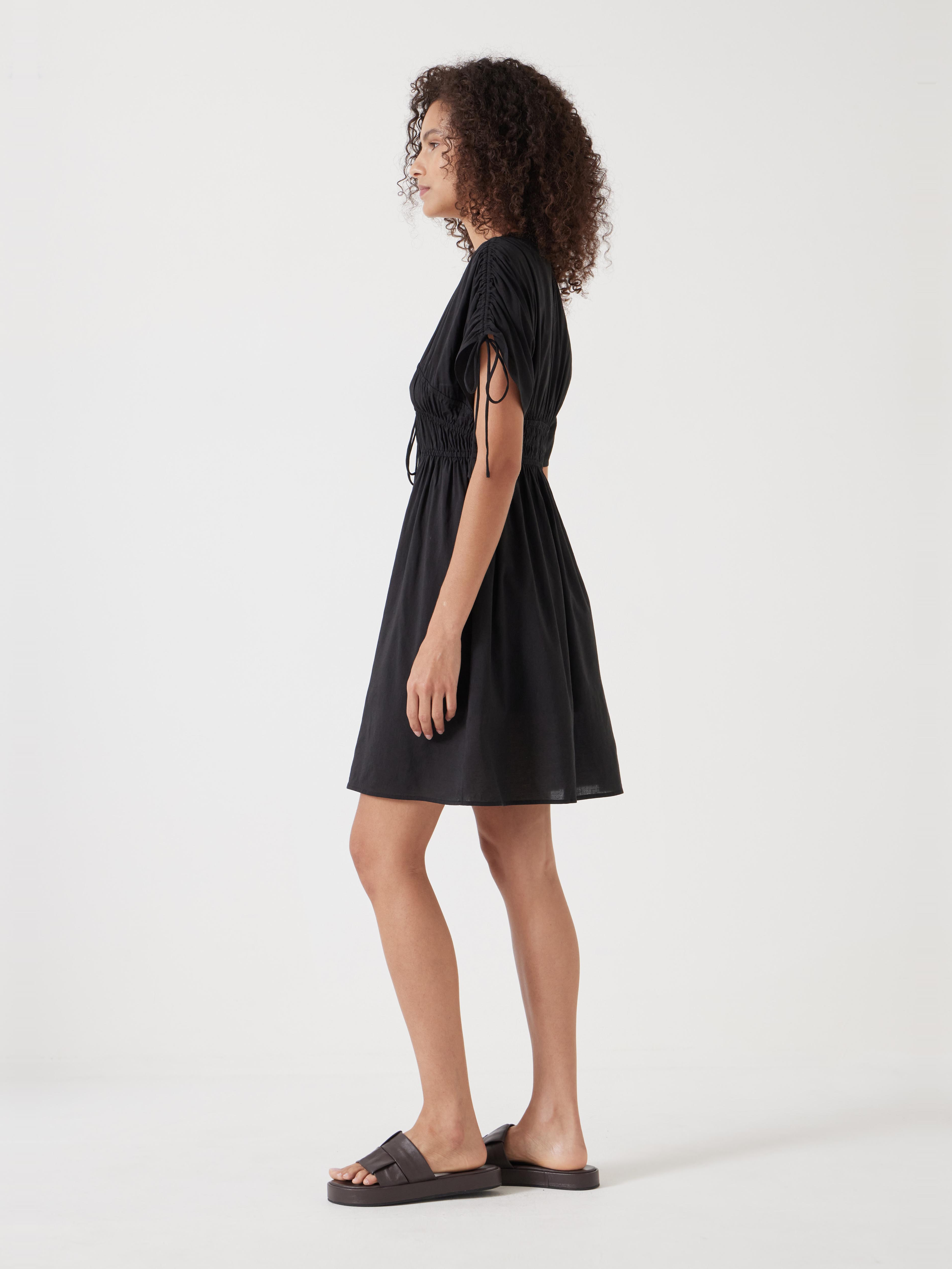 Grace Cotton Blend Mini Beach Dress