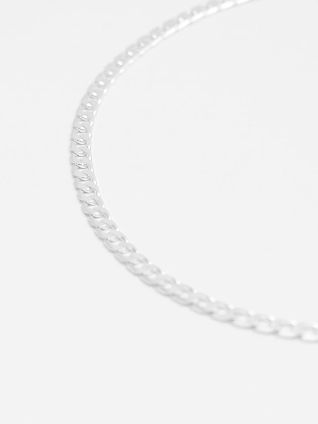 012519-3038-03 Flat Curb Chain Necklace