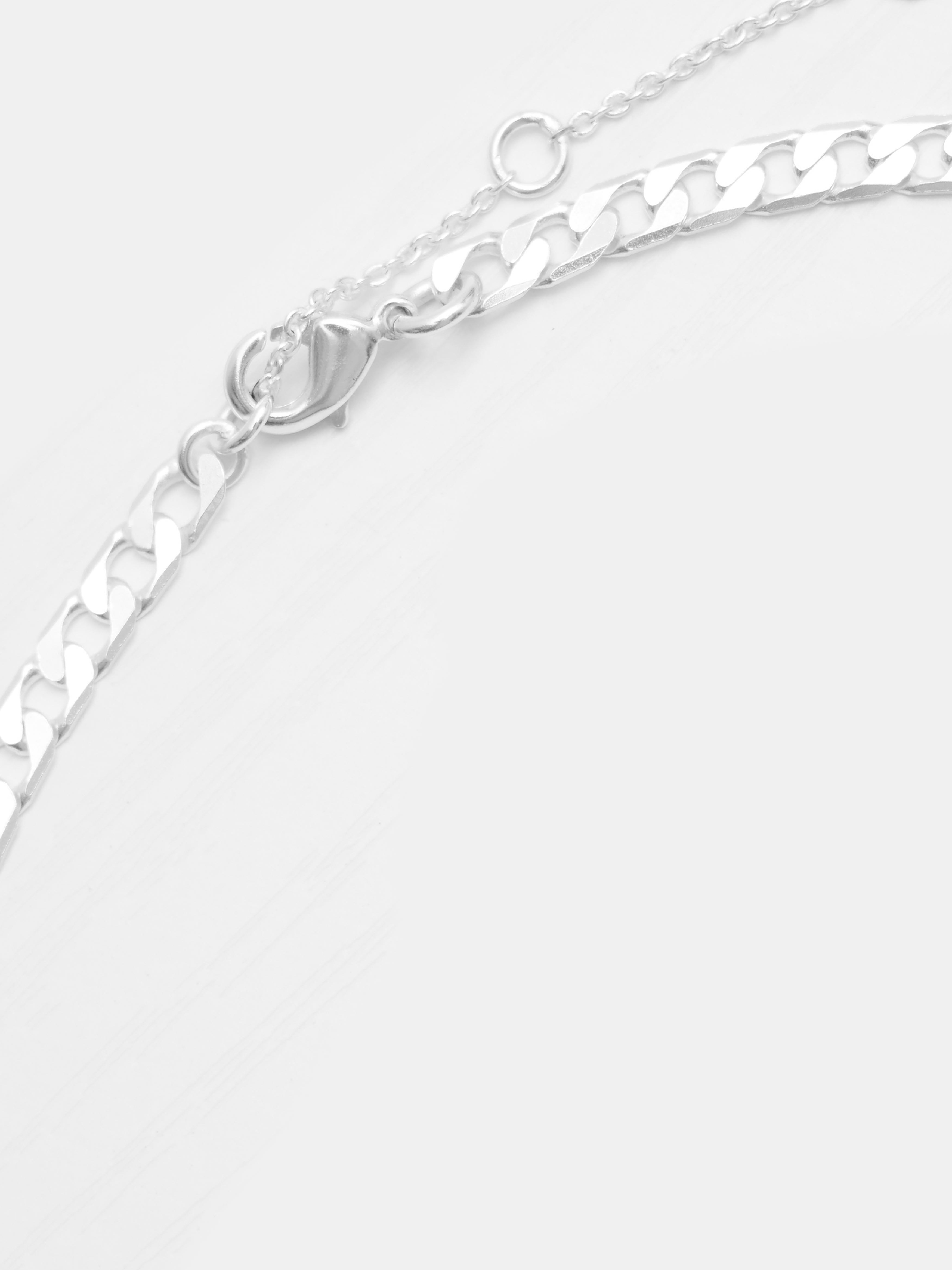 Flat Curb Chain Necklace