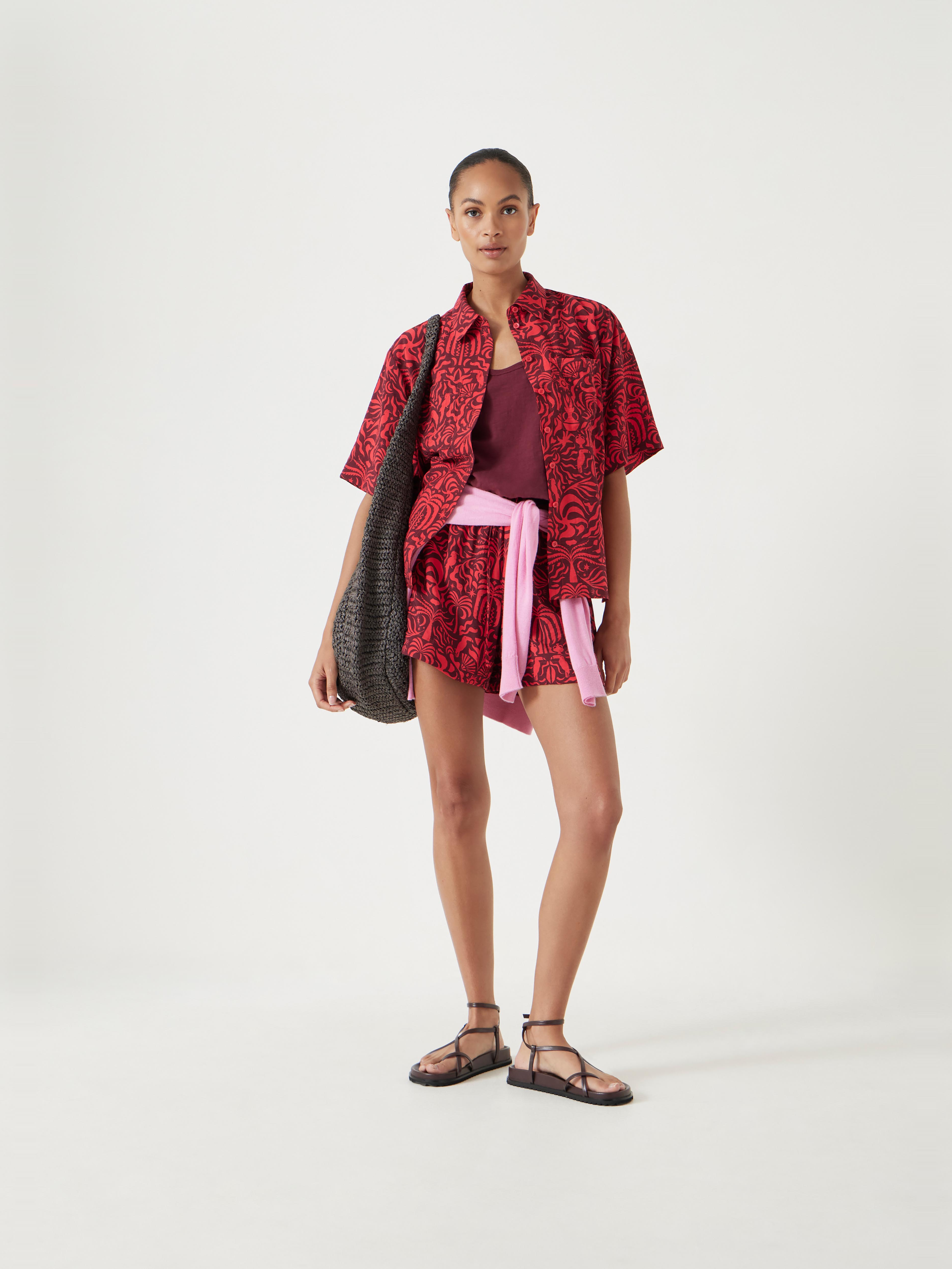 Air Flow Short Sleeve Collared Shirt