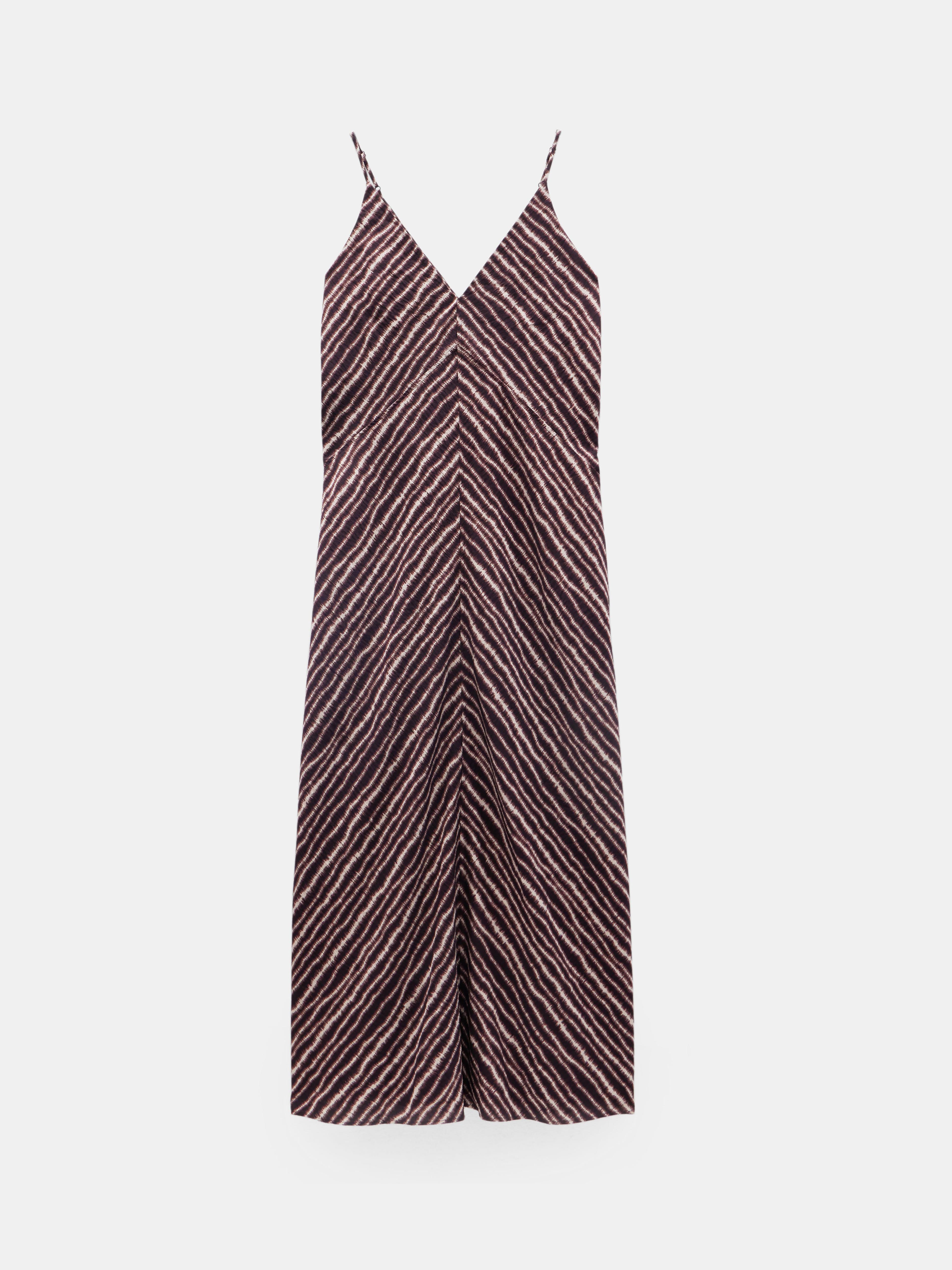 Air Flow Seam Detail Maxi Slip Dress