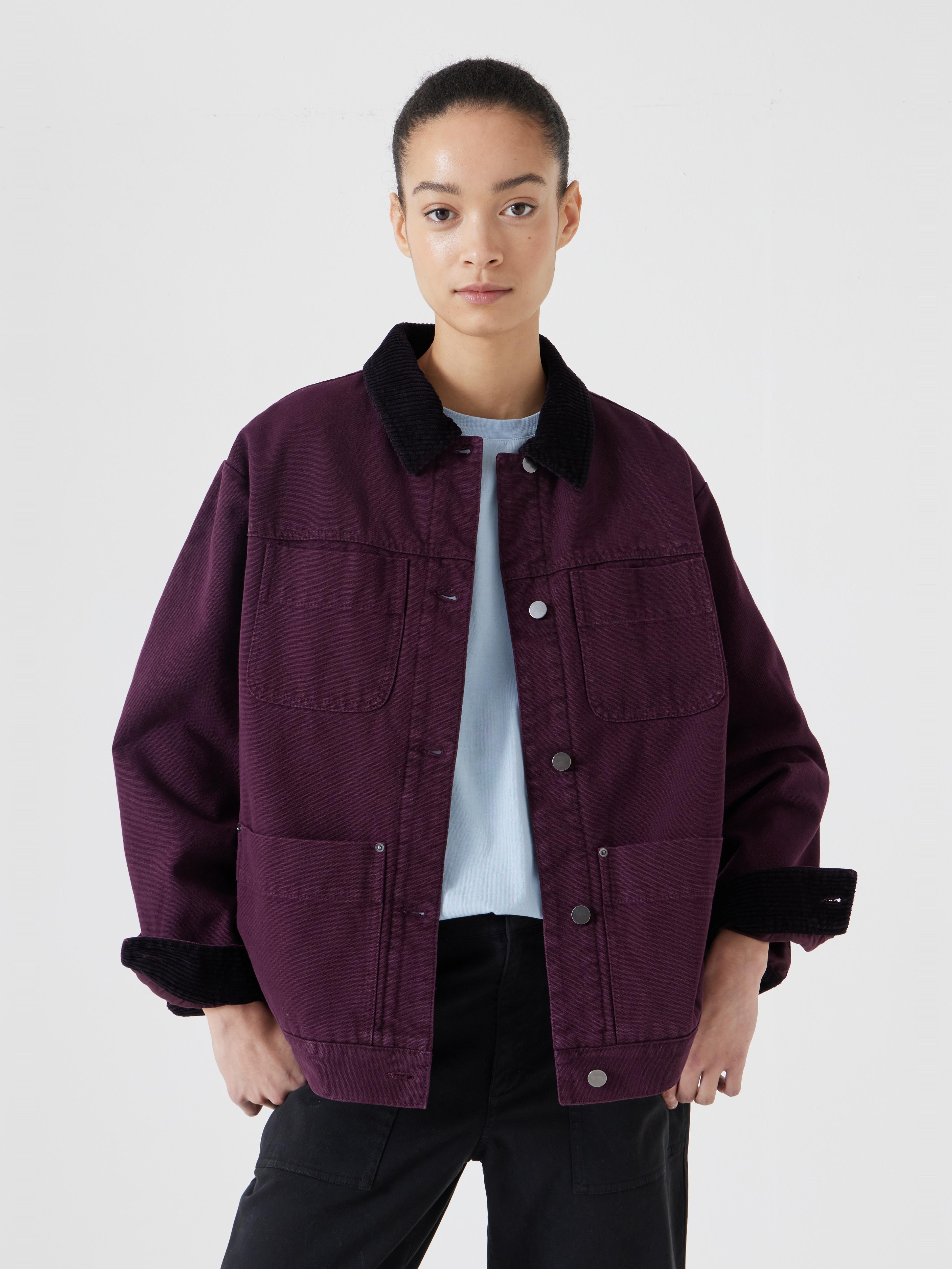 Cord Collar Barn Jacket