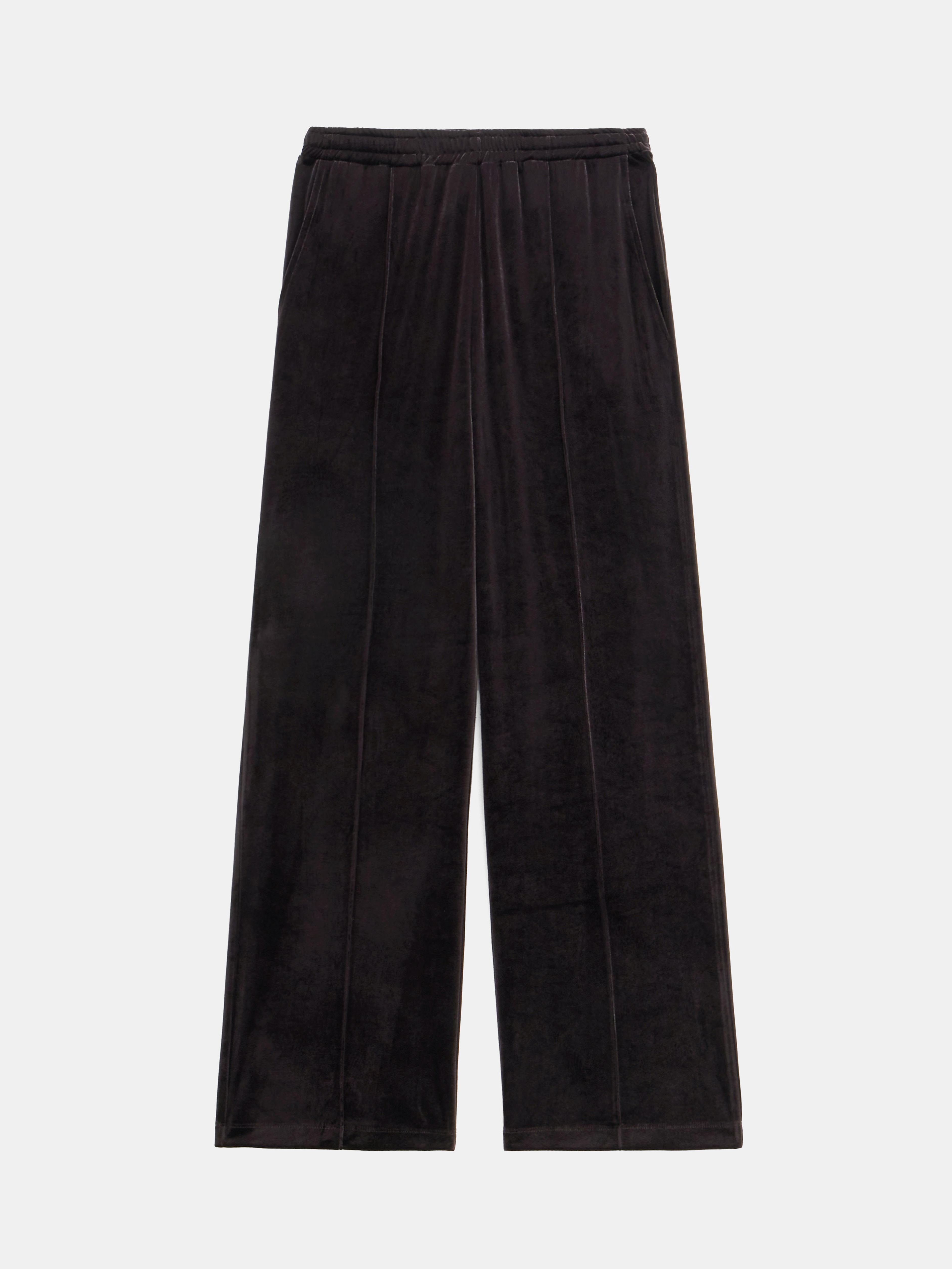 Harrison Velvet Pintuck Joggers