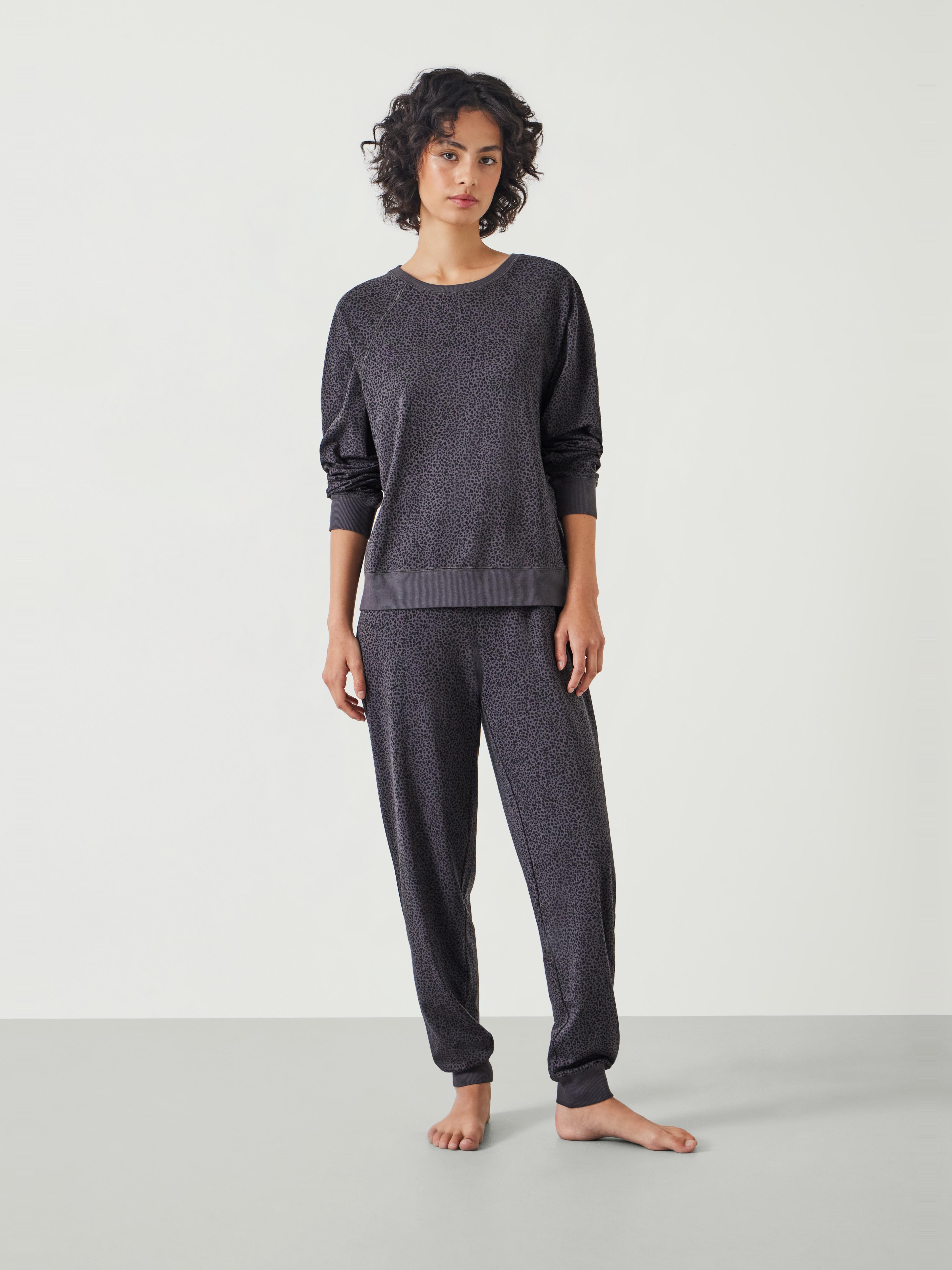 Joelle Jersey Jogger Animal Print Pyjamas