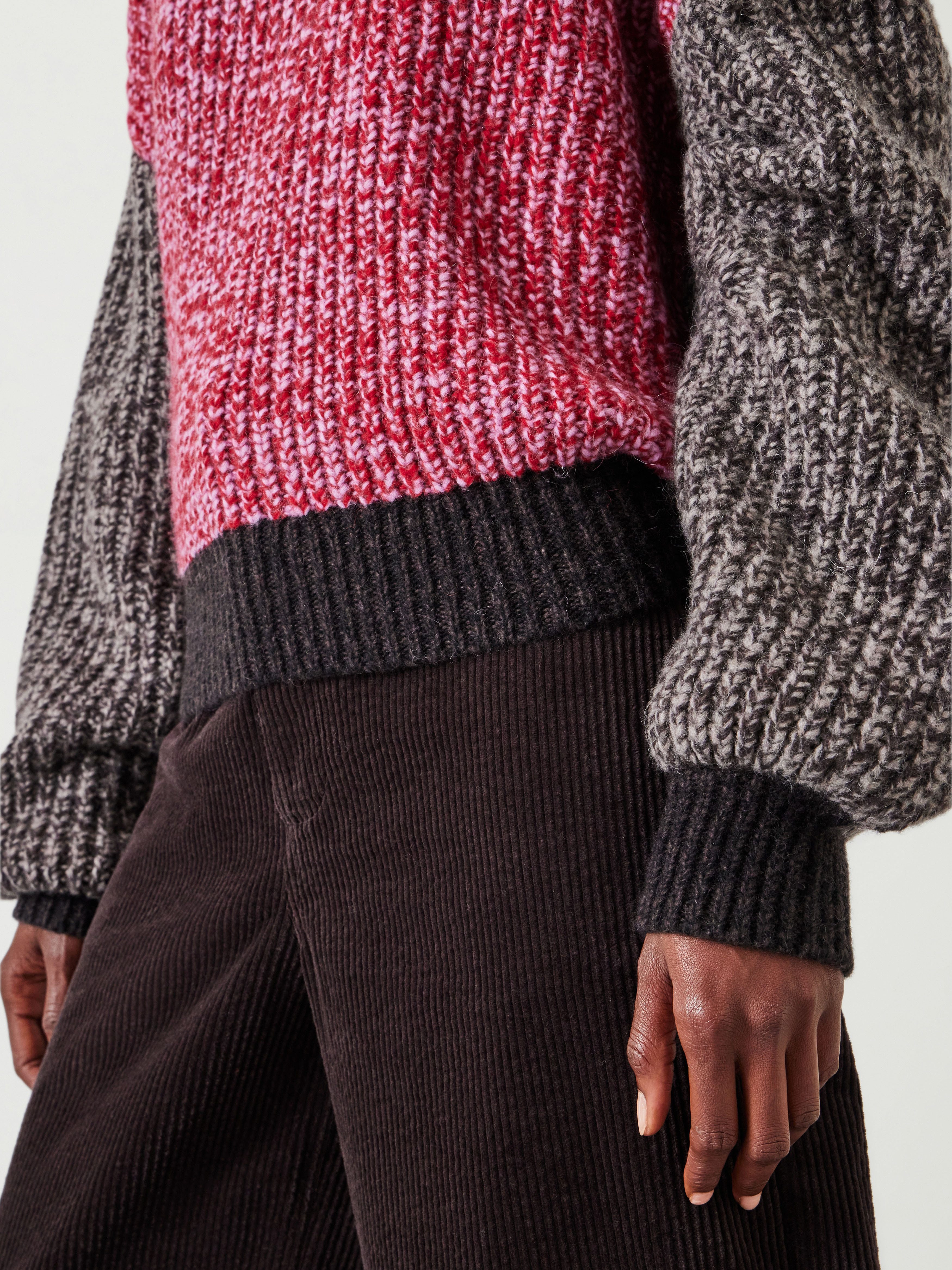Pippa Wool Blend Colourblock Jumper