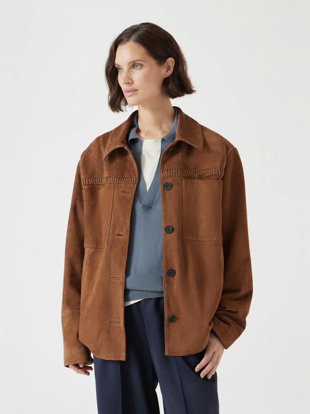 013083-0475-01 Suede Jacket