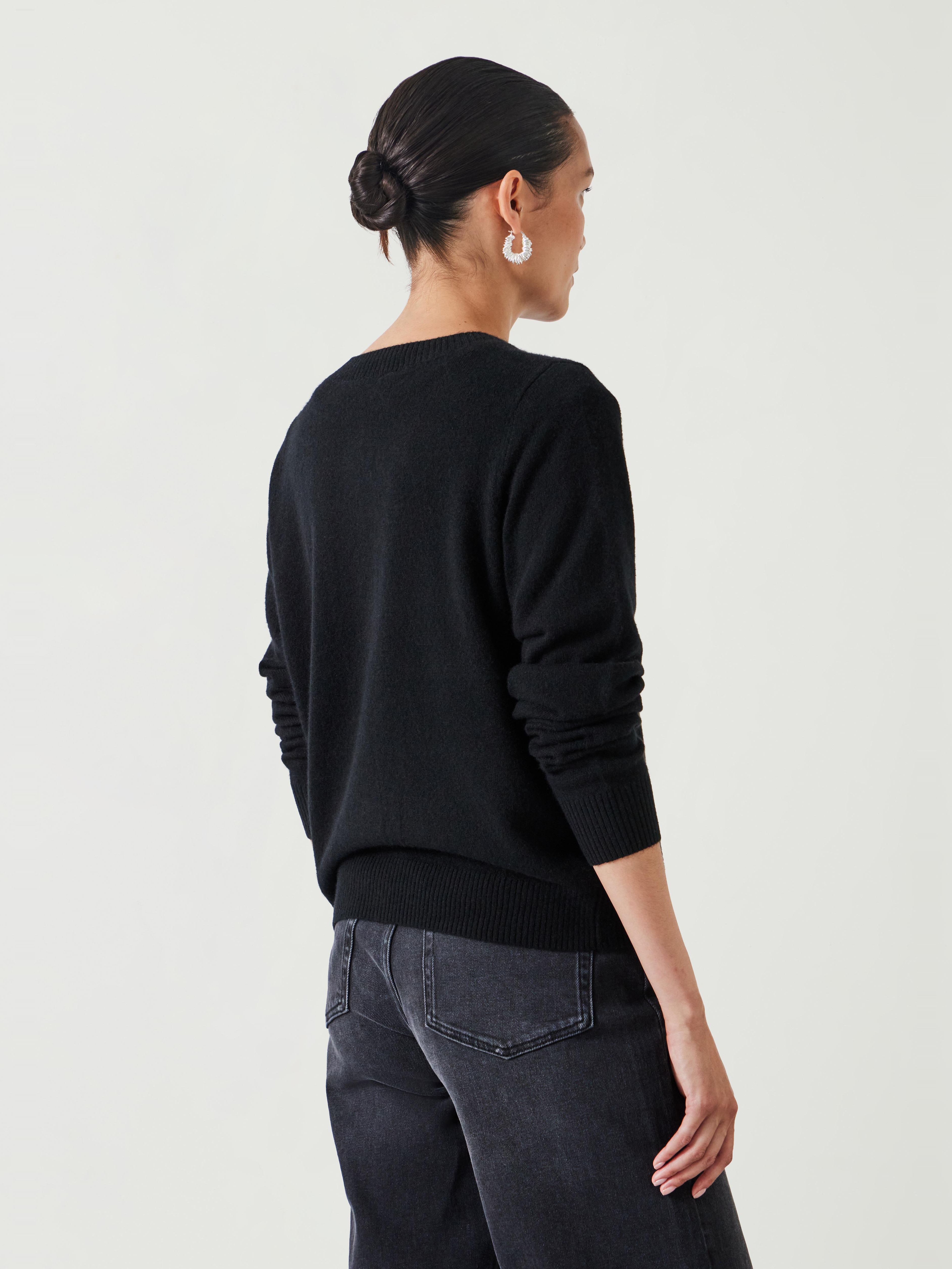Daphne Cashmere Button Through Slim Cardigan