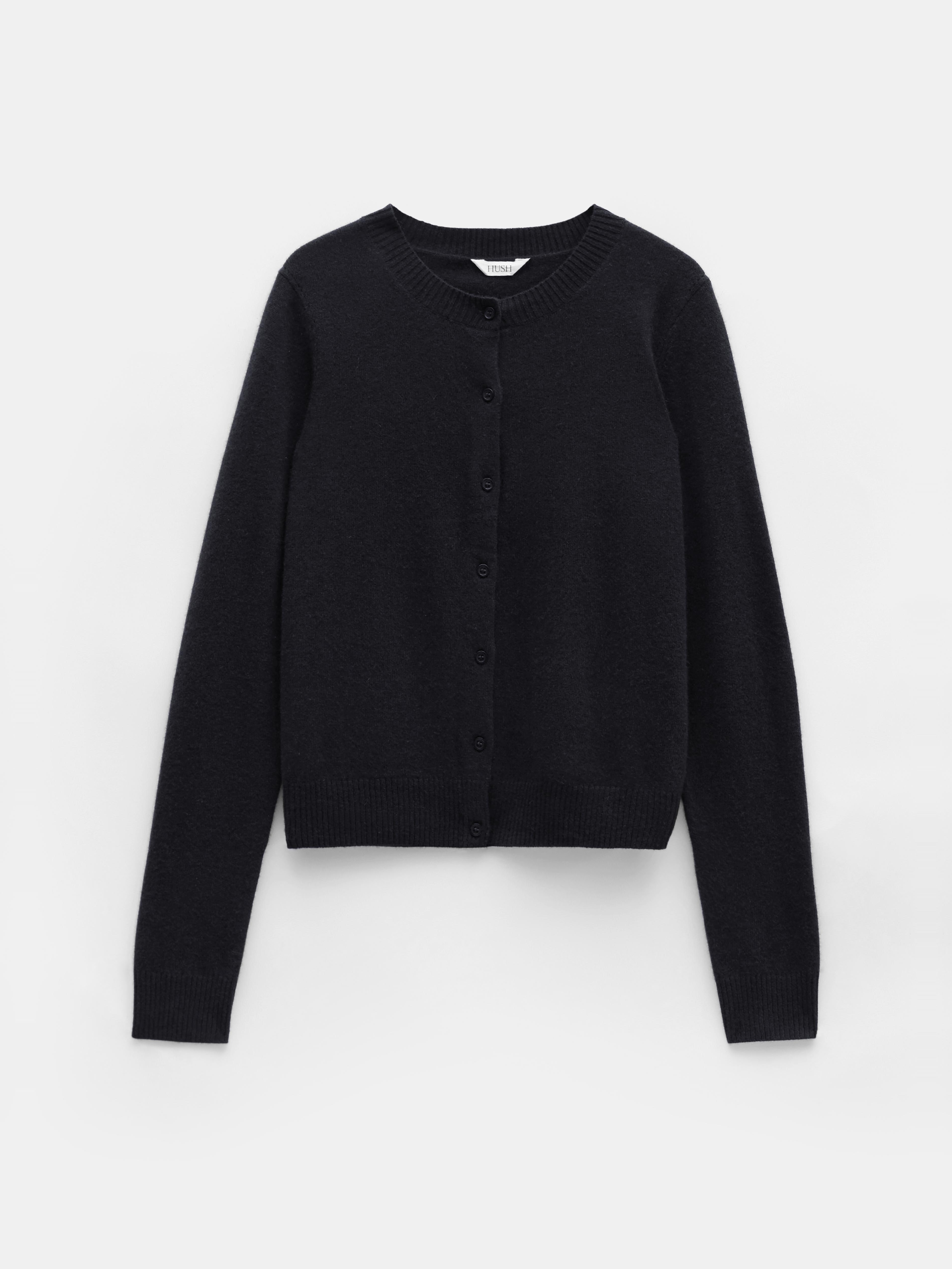 Daphne Cashmere Button Through Slim Cardigan