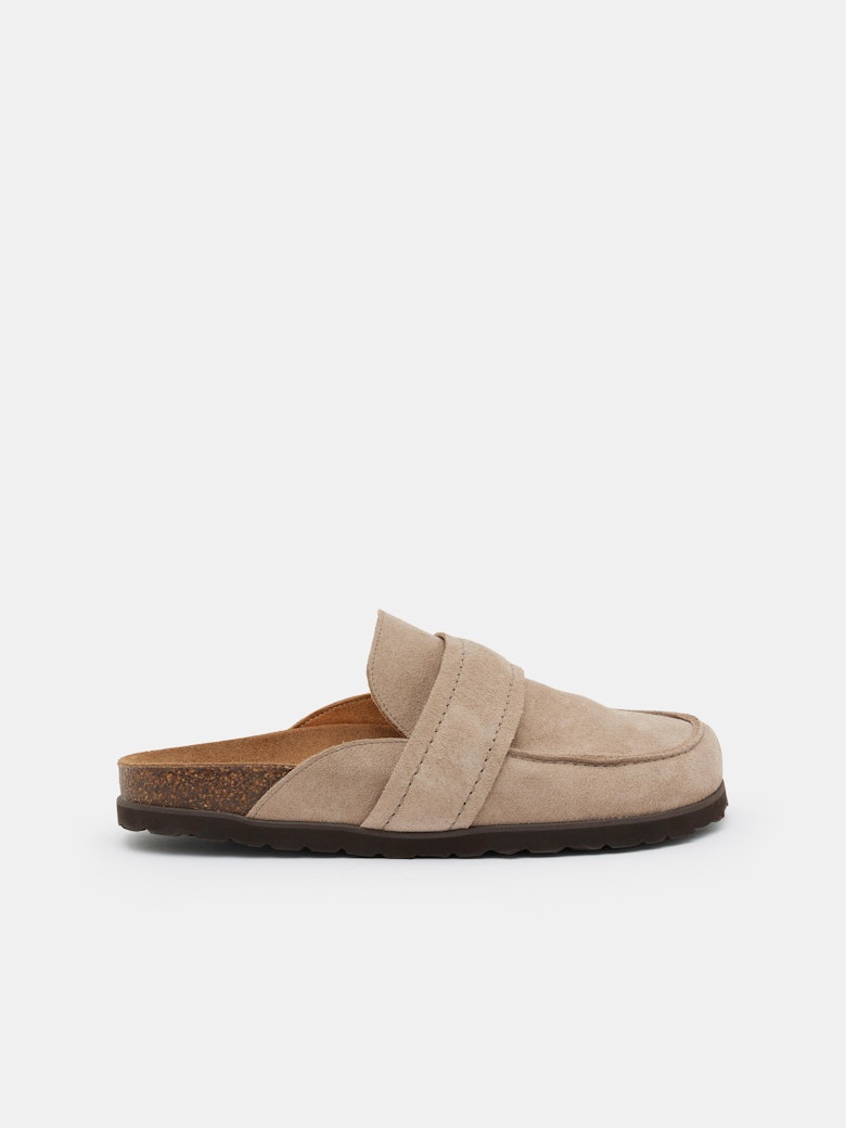 Pia Padded Suede Mules