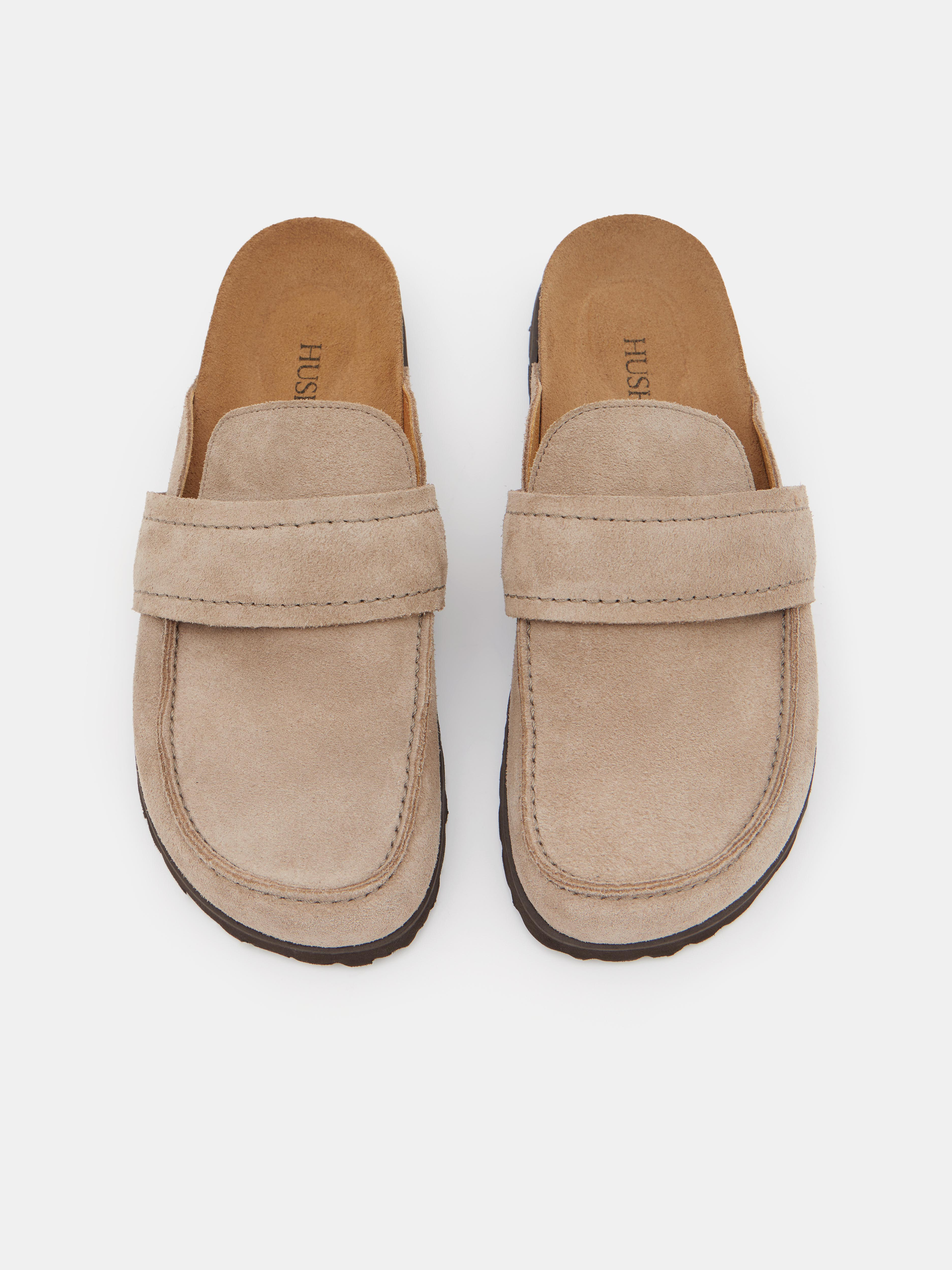 Pia Padded Suede Mules